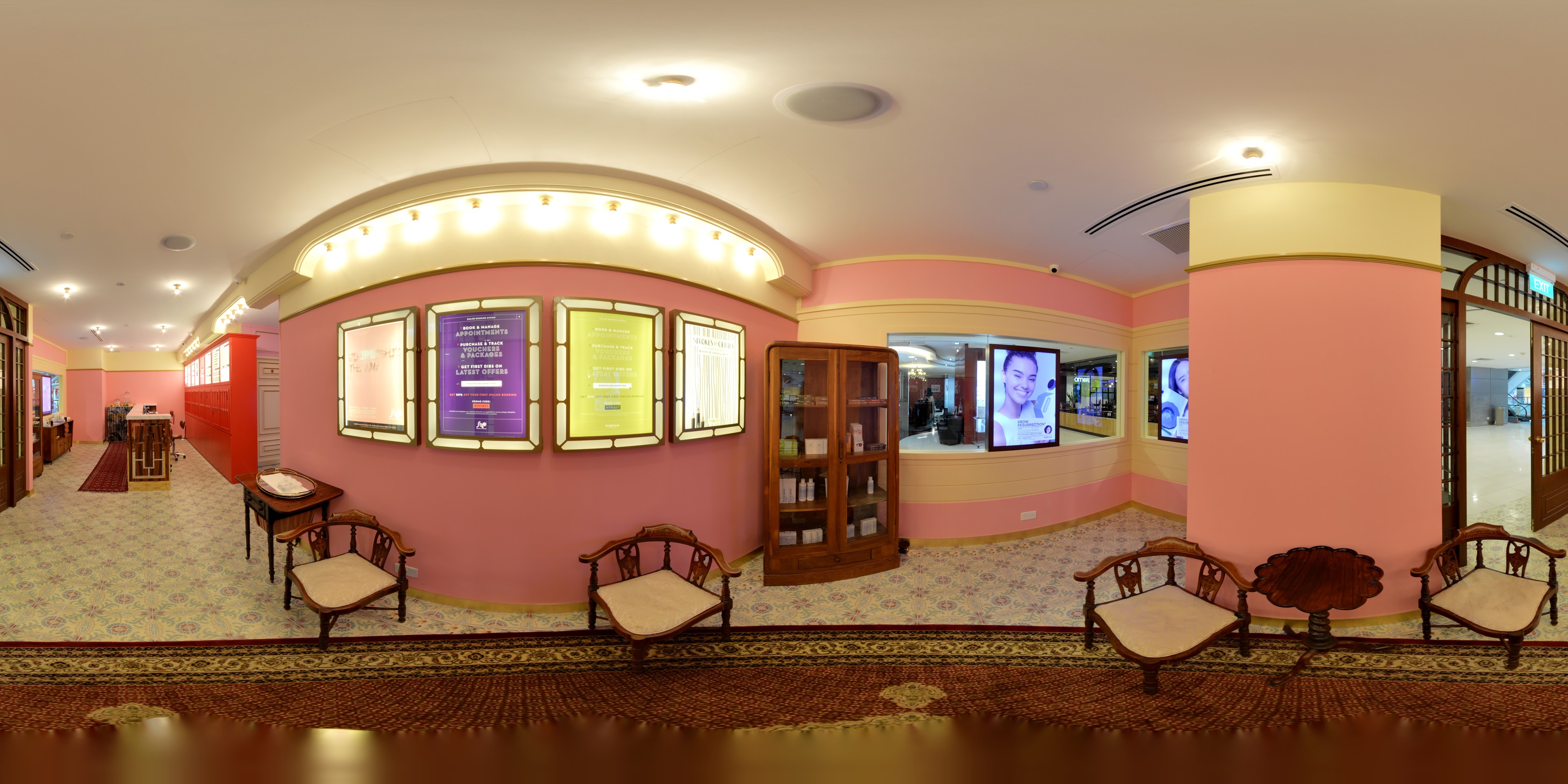 Elegant Salon Interior Space