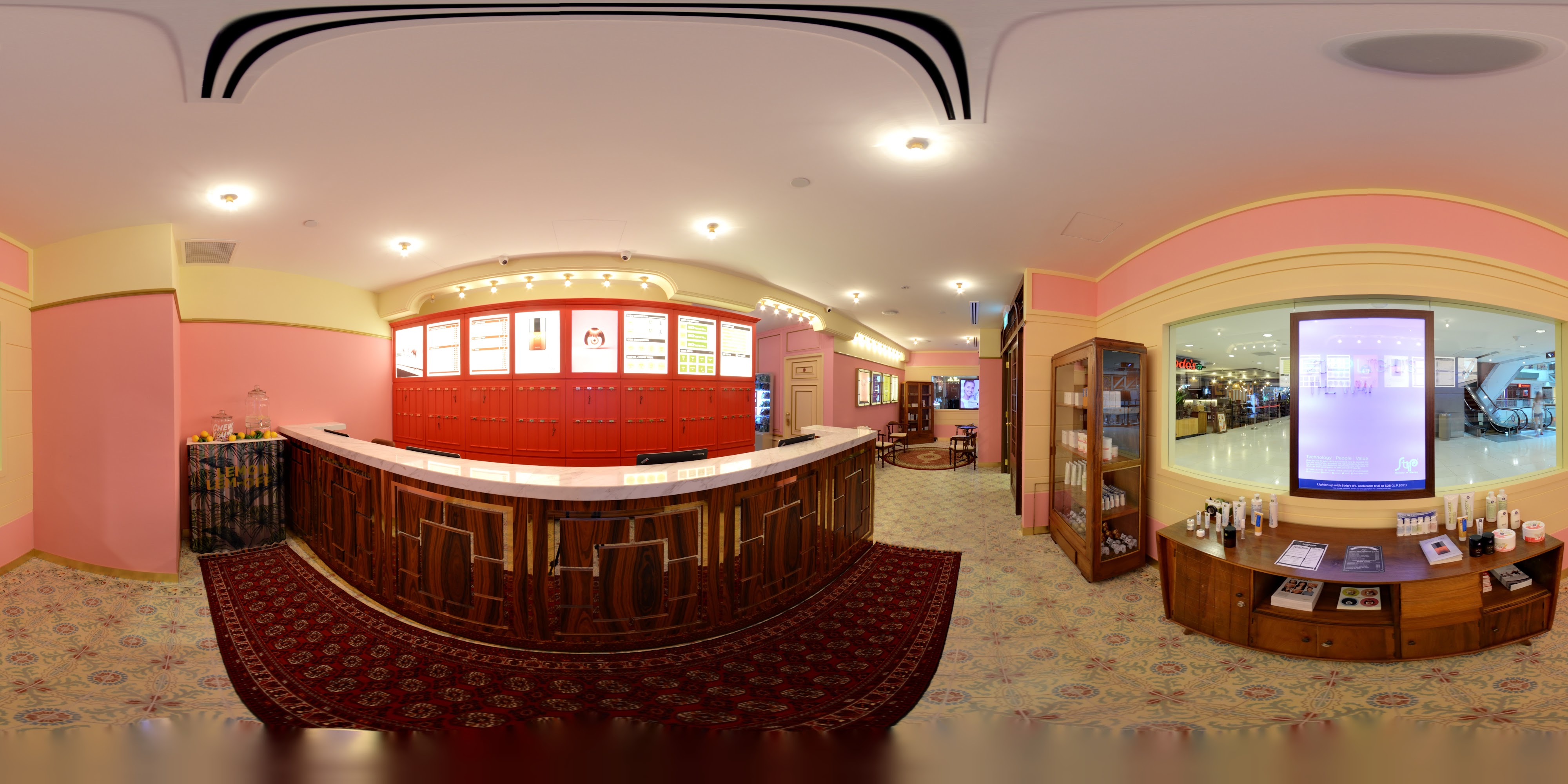 Bright Eatery with Wooden Counter