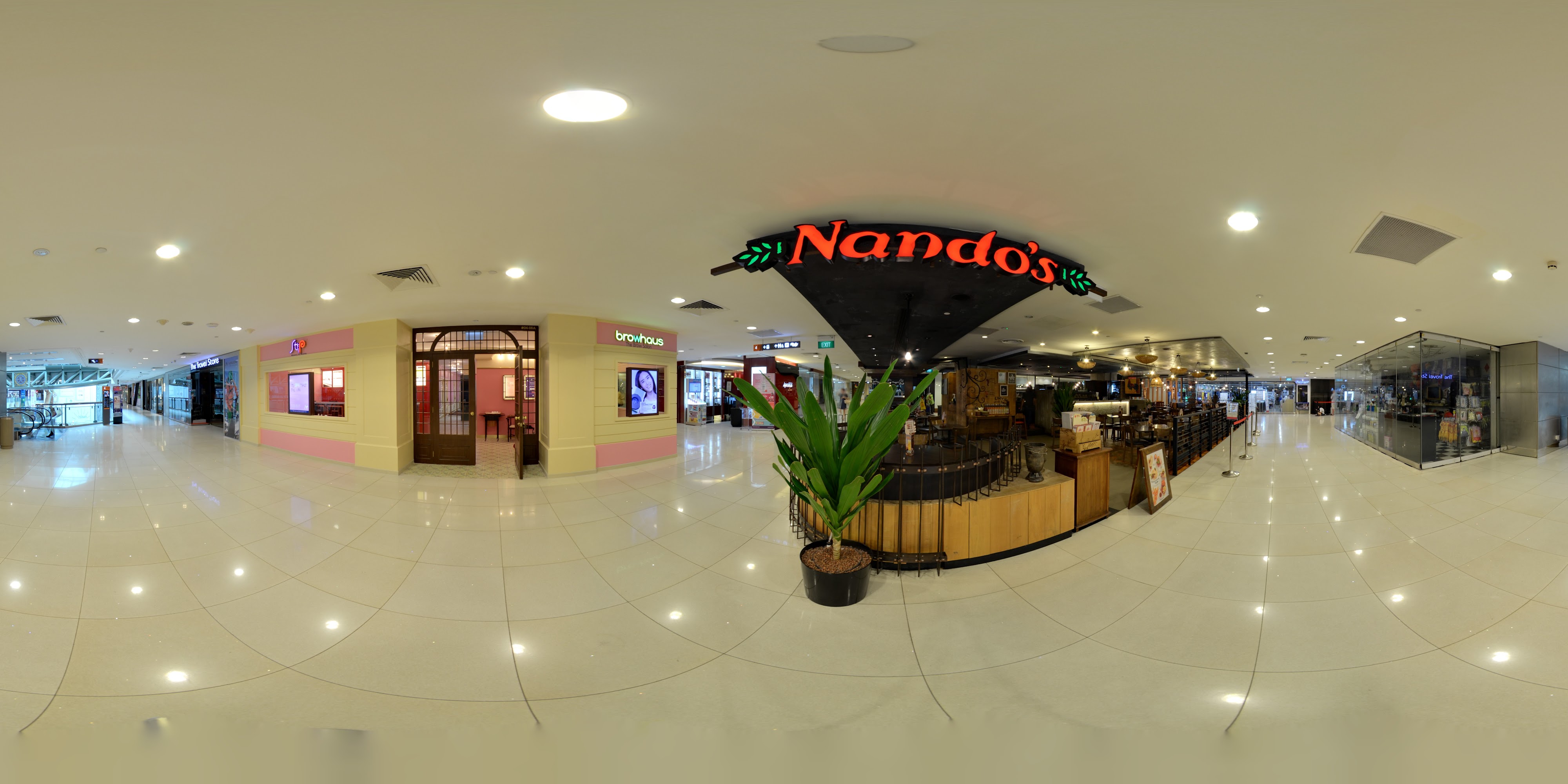 Empty Indoor Shopping Mall