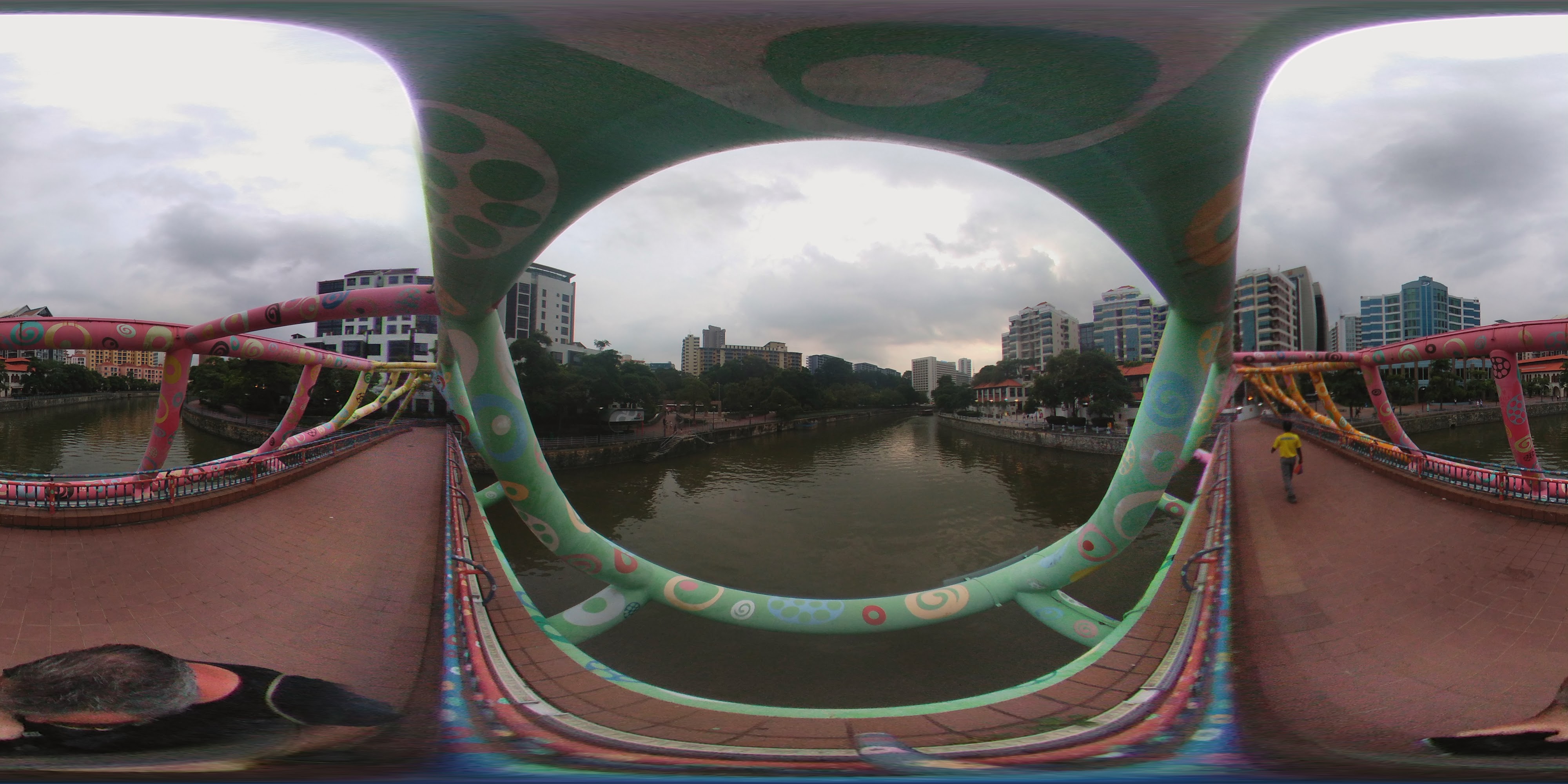 Colorful Bridge Over Water