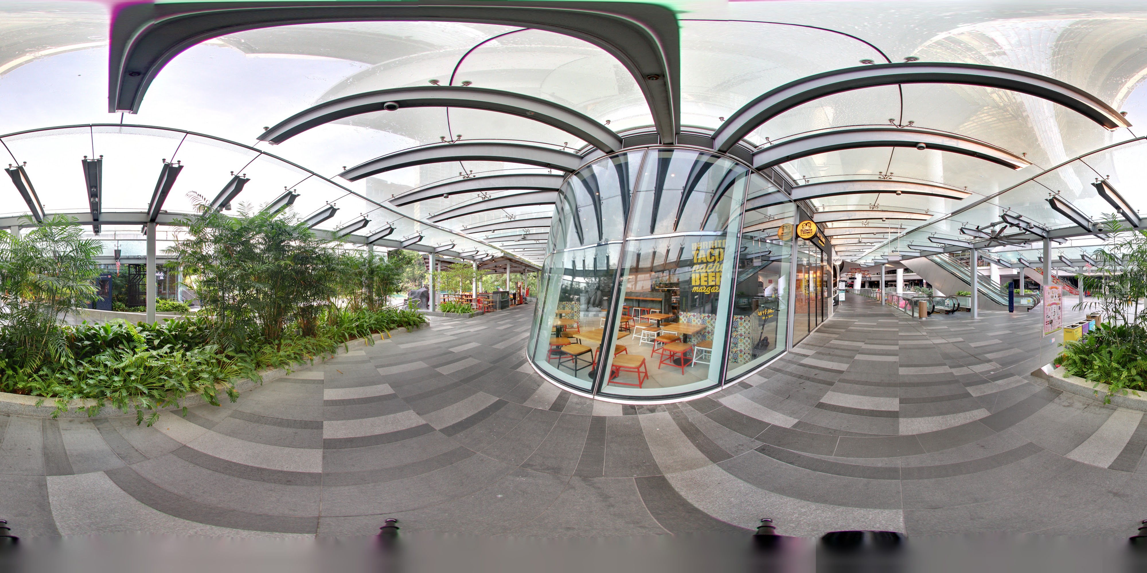 Modern Outdoor Space Eatery