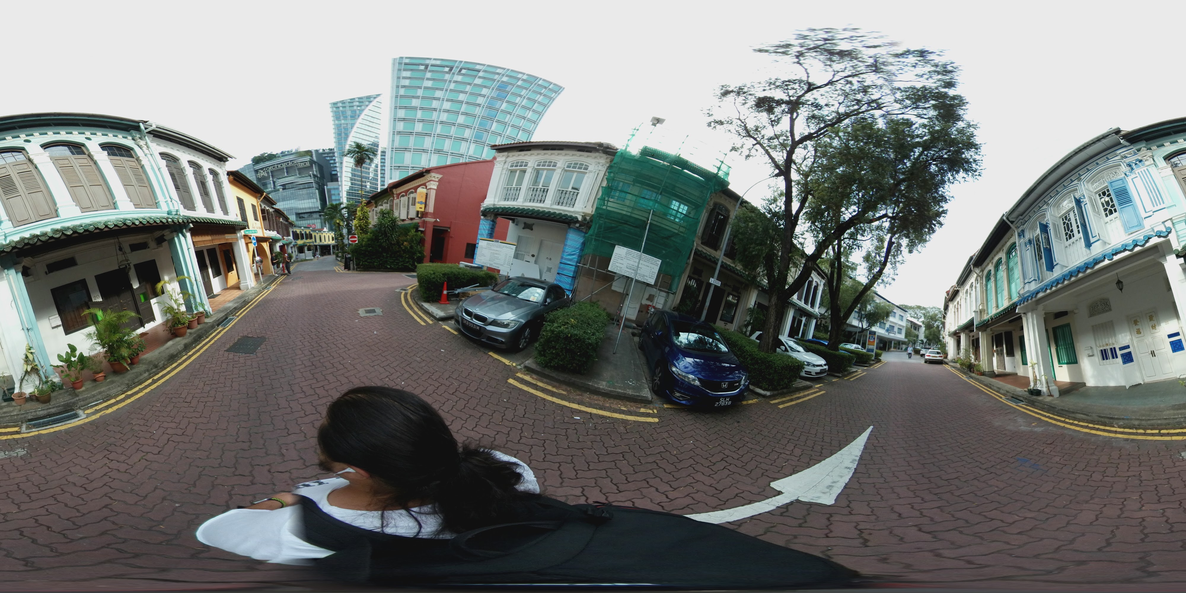 Vintage Buildings in Street Scene
