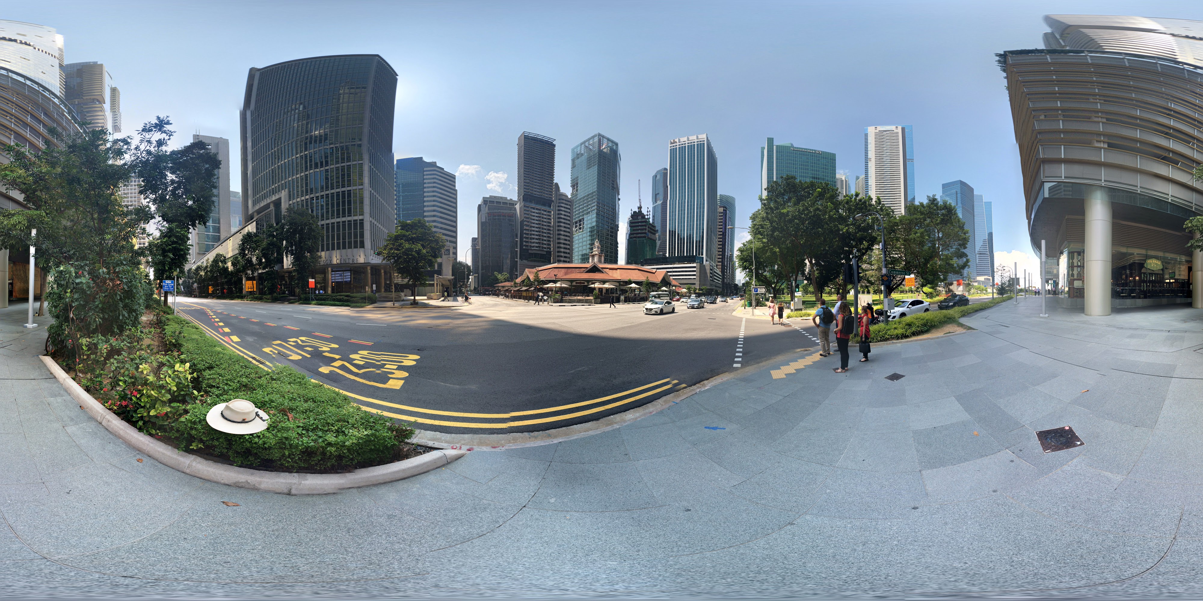 Modern Skyline and Streets