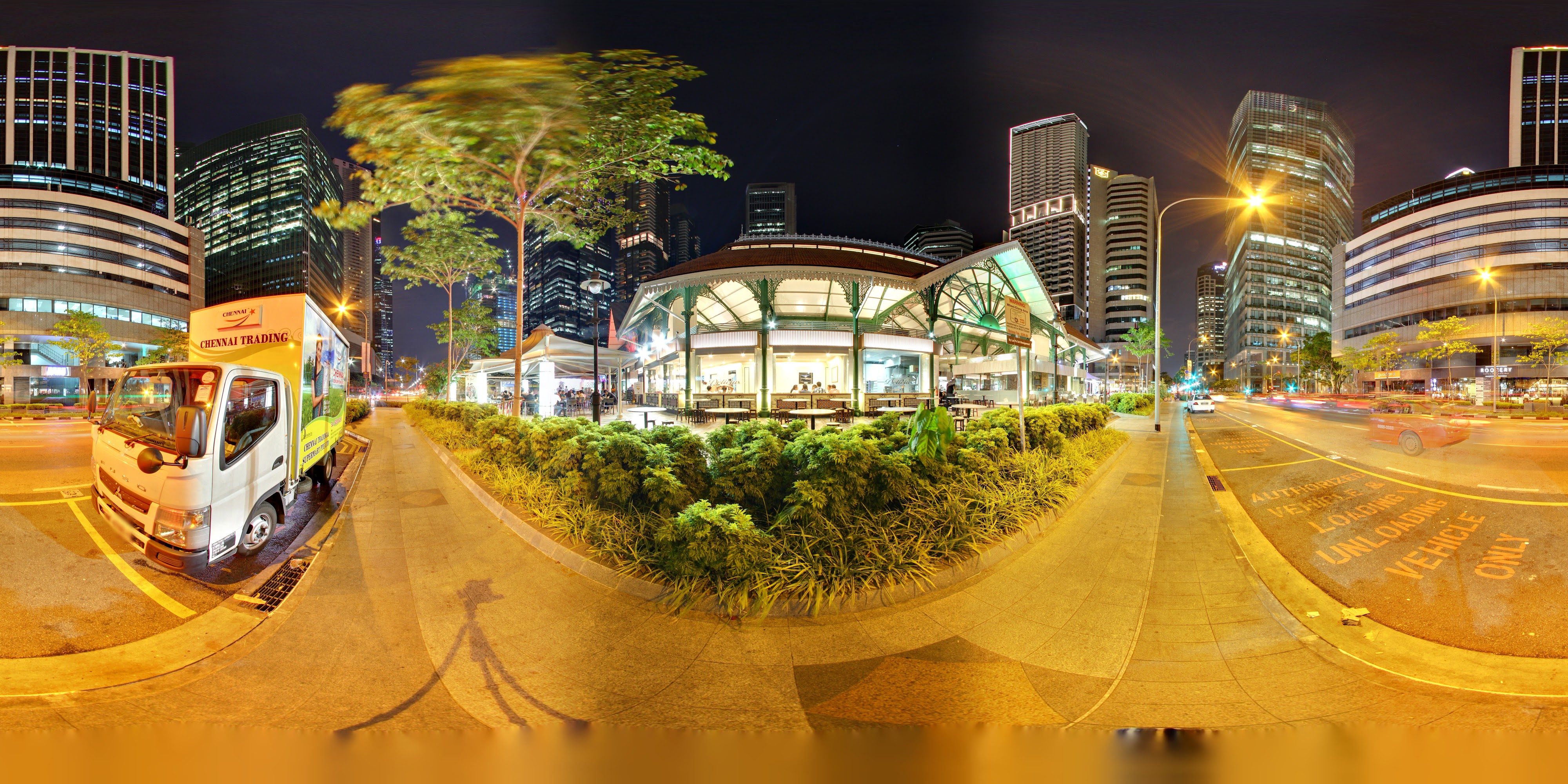 Night Market Street Urban Oasis