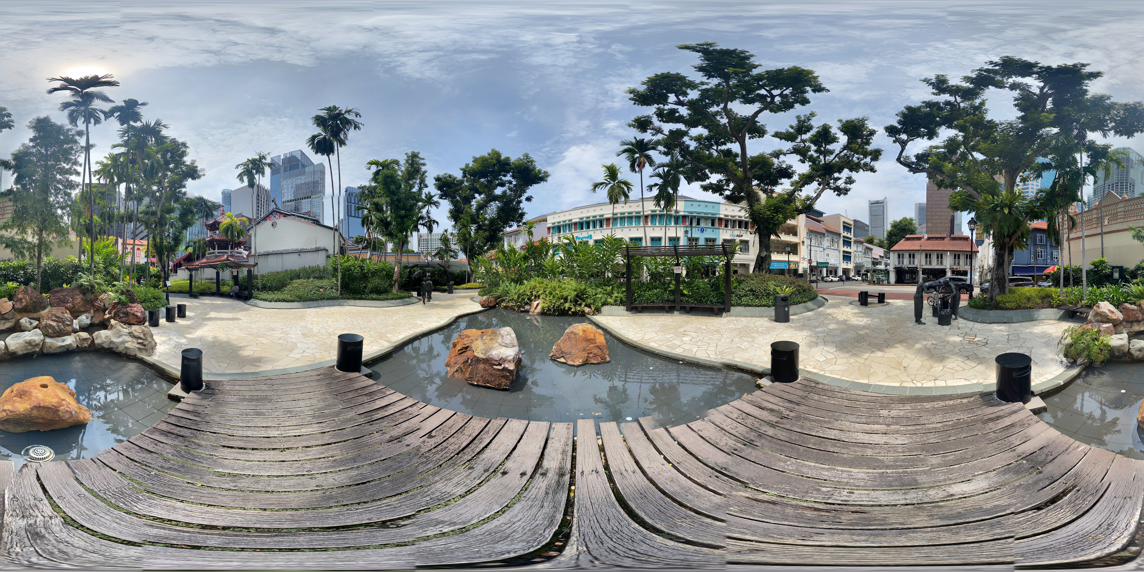 Historic Buildings With Urban Greenery