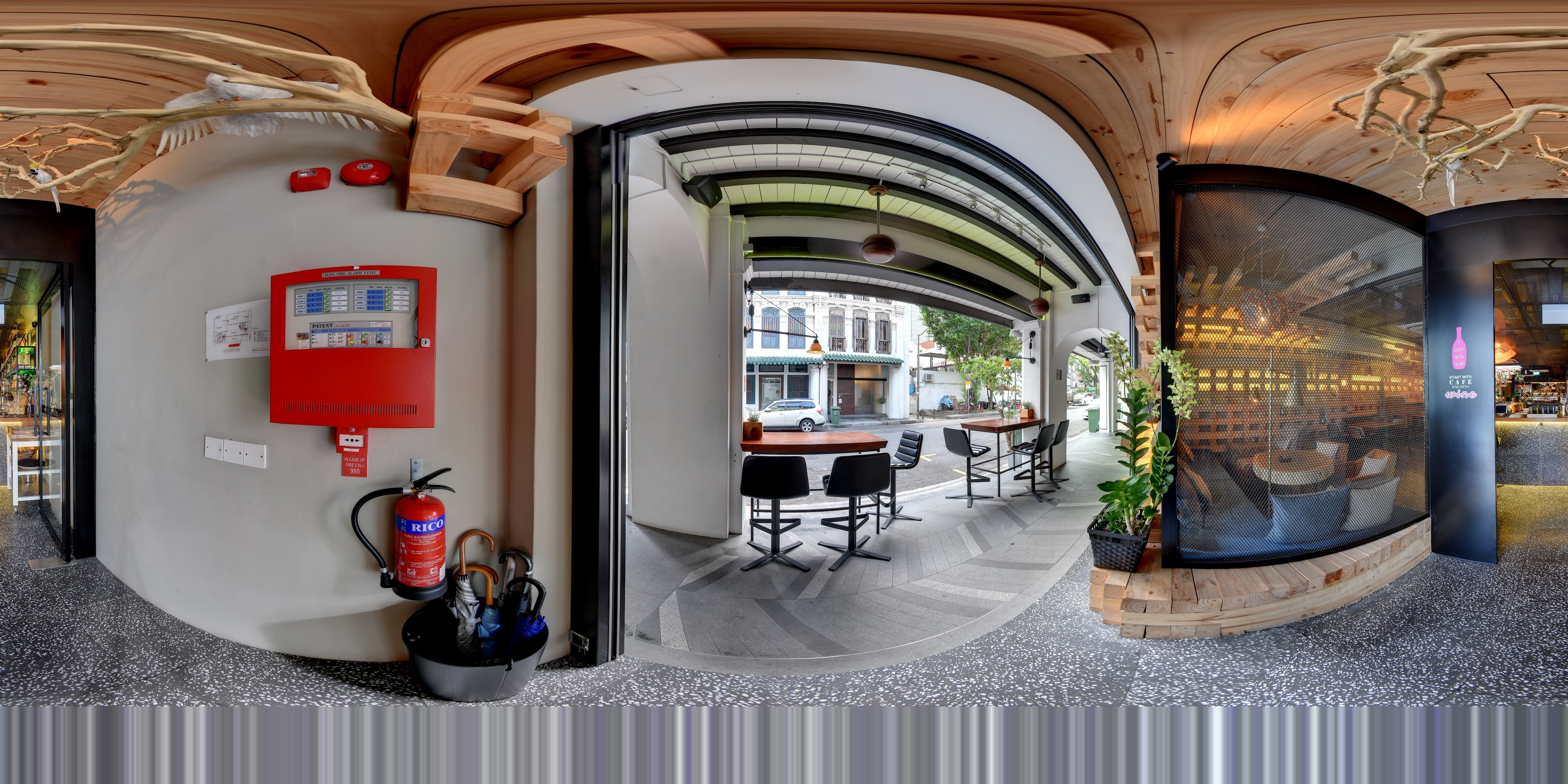 Unique Outdoor Modern Coffee Shop