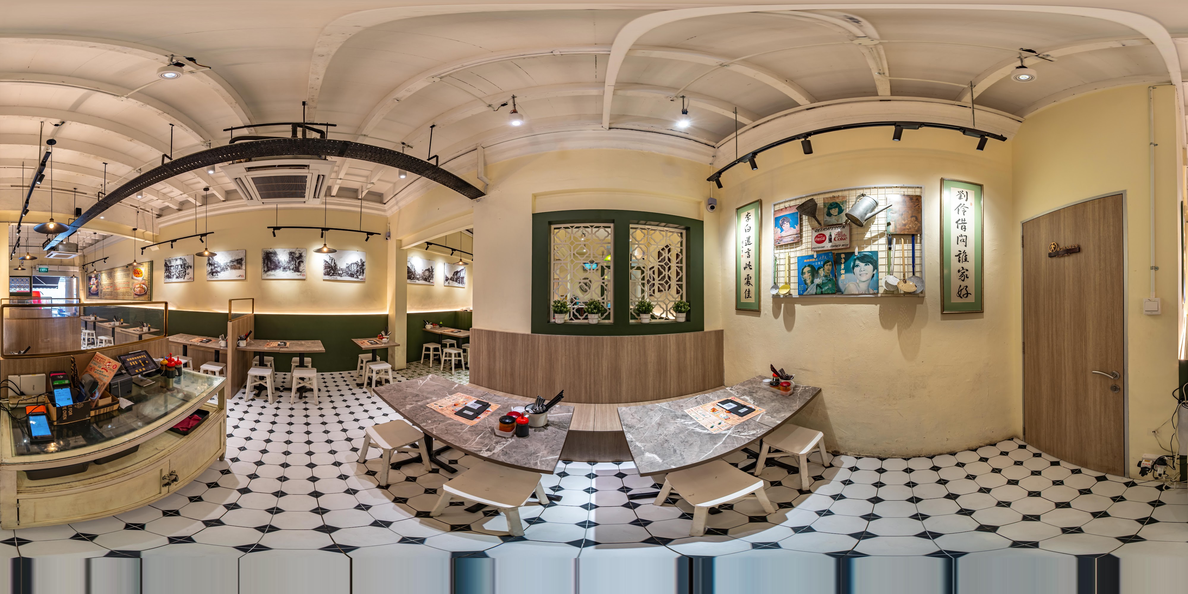 Vintage Cafe Interior Design