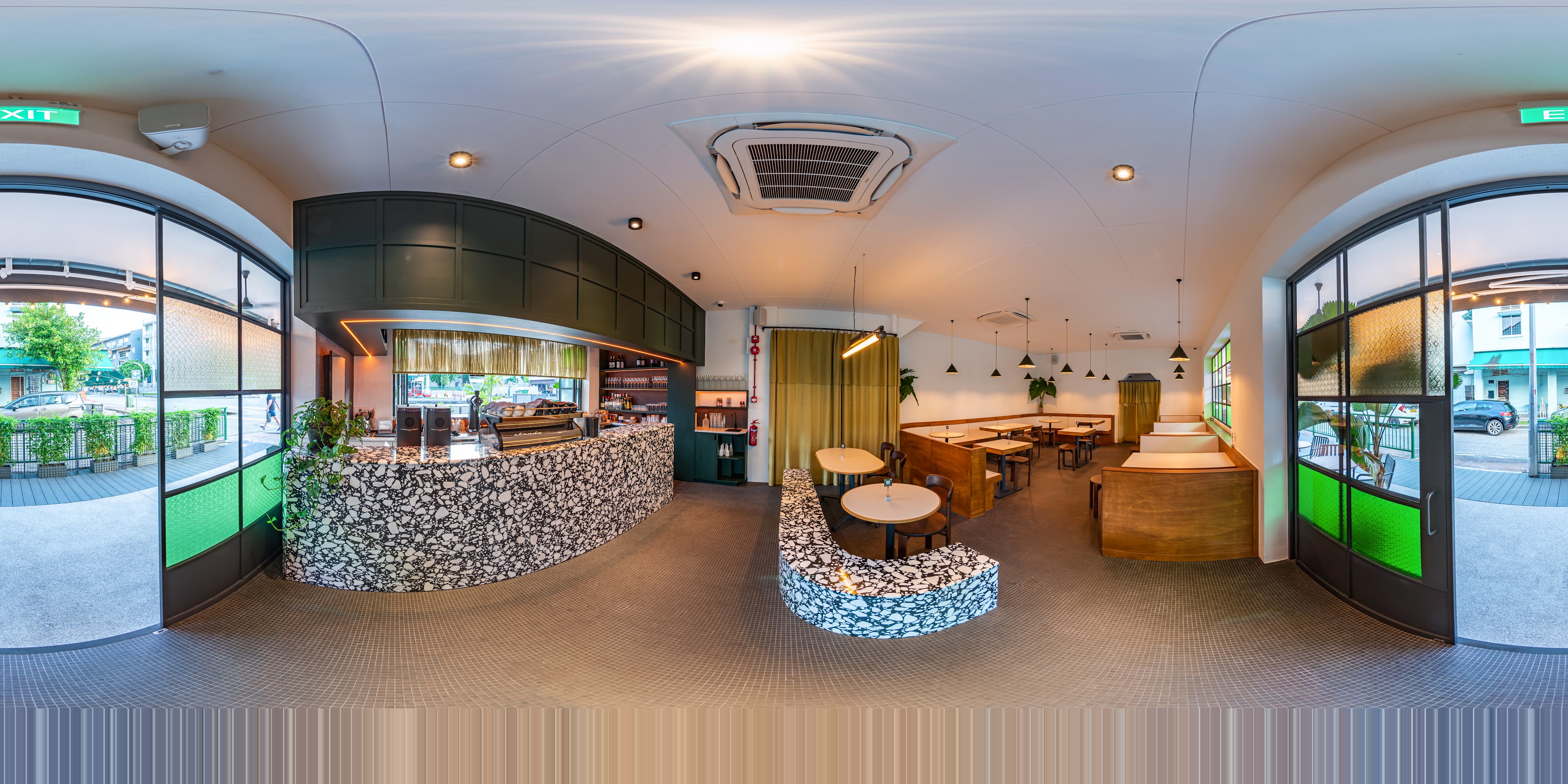 Charming Café Interior Design