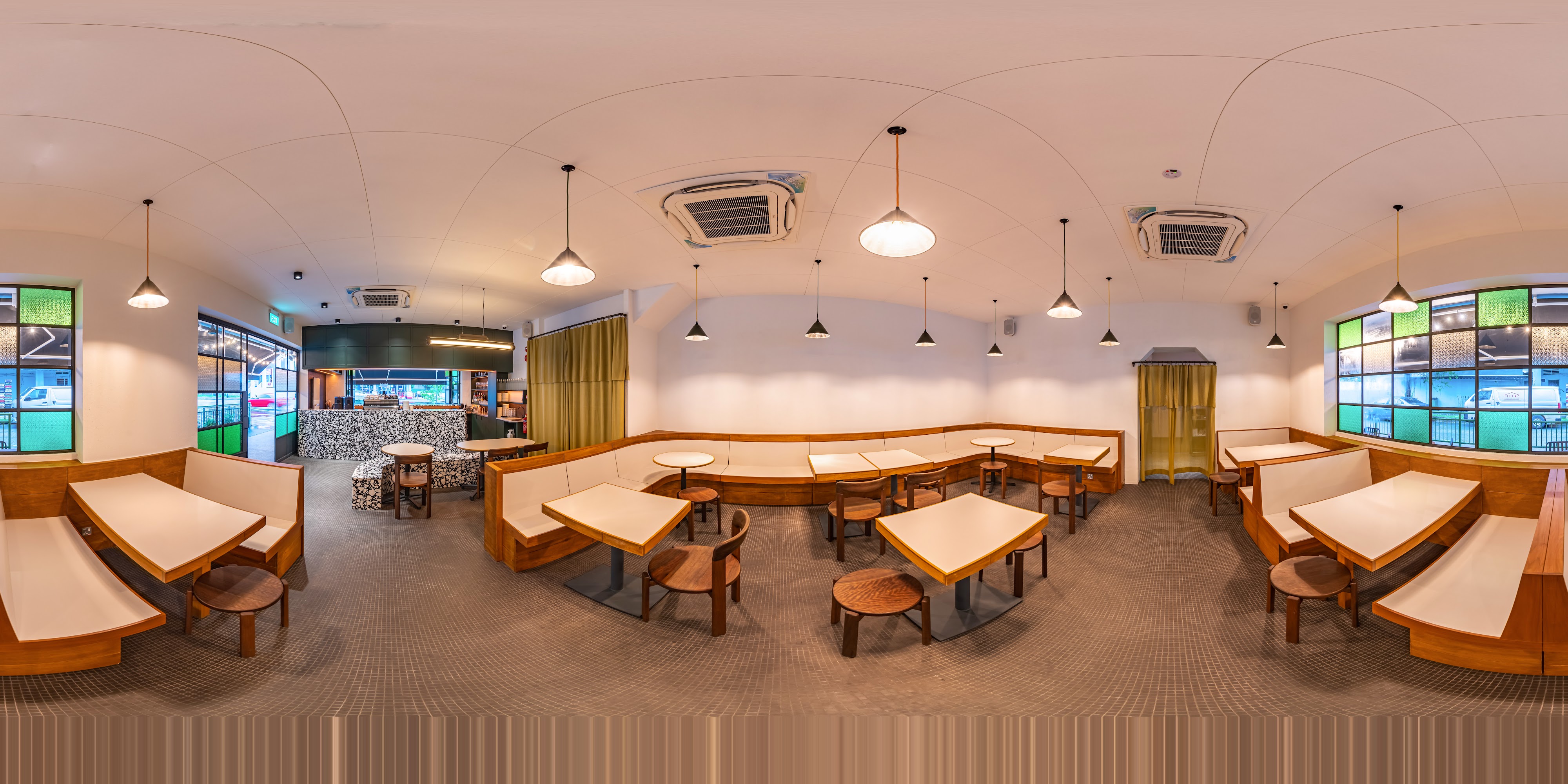 Modern Café Dining Environment