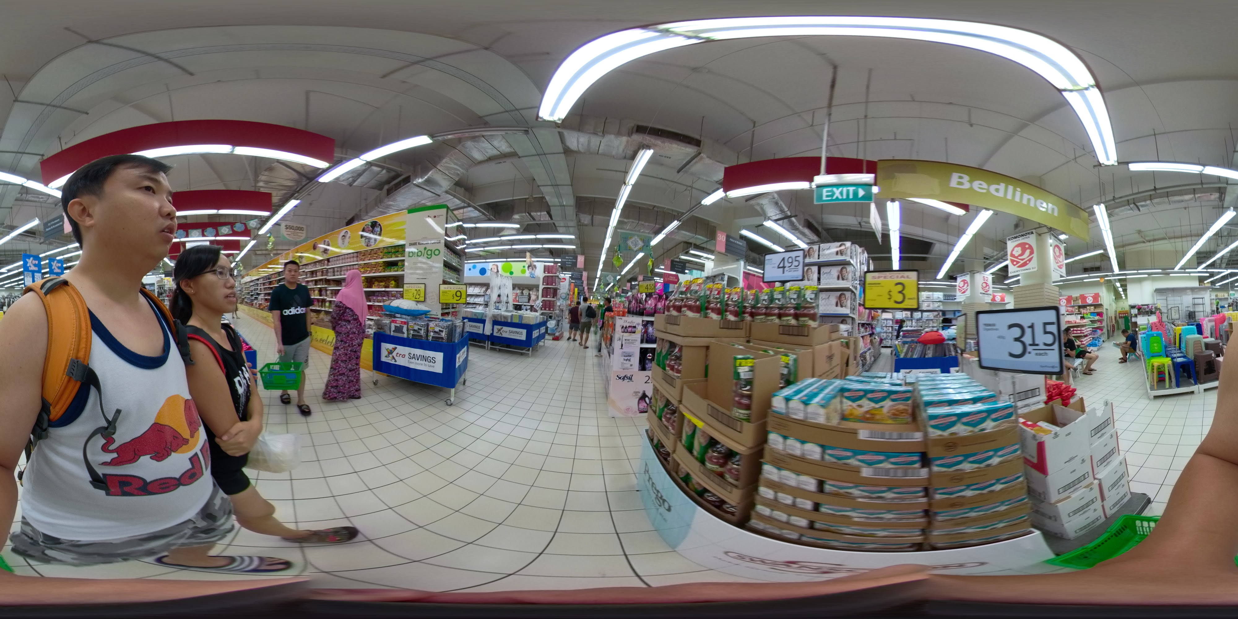 Grocery Store Aisle Overview