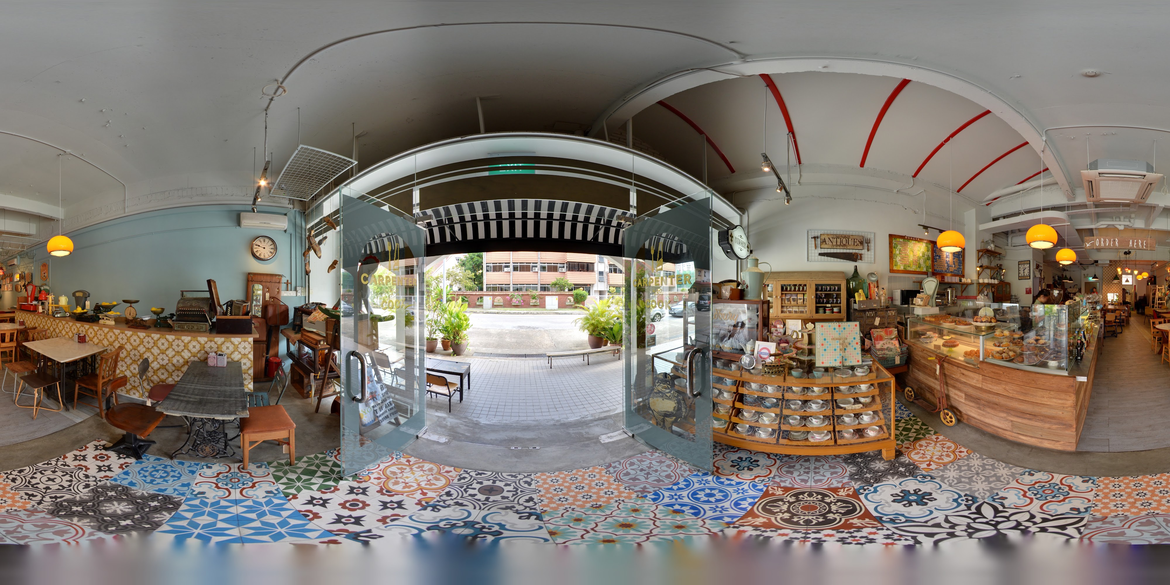 Charming Cafe Interior Showcase