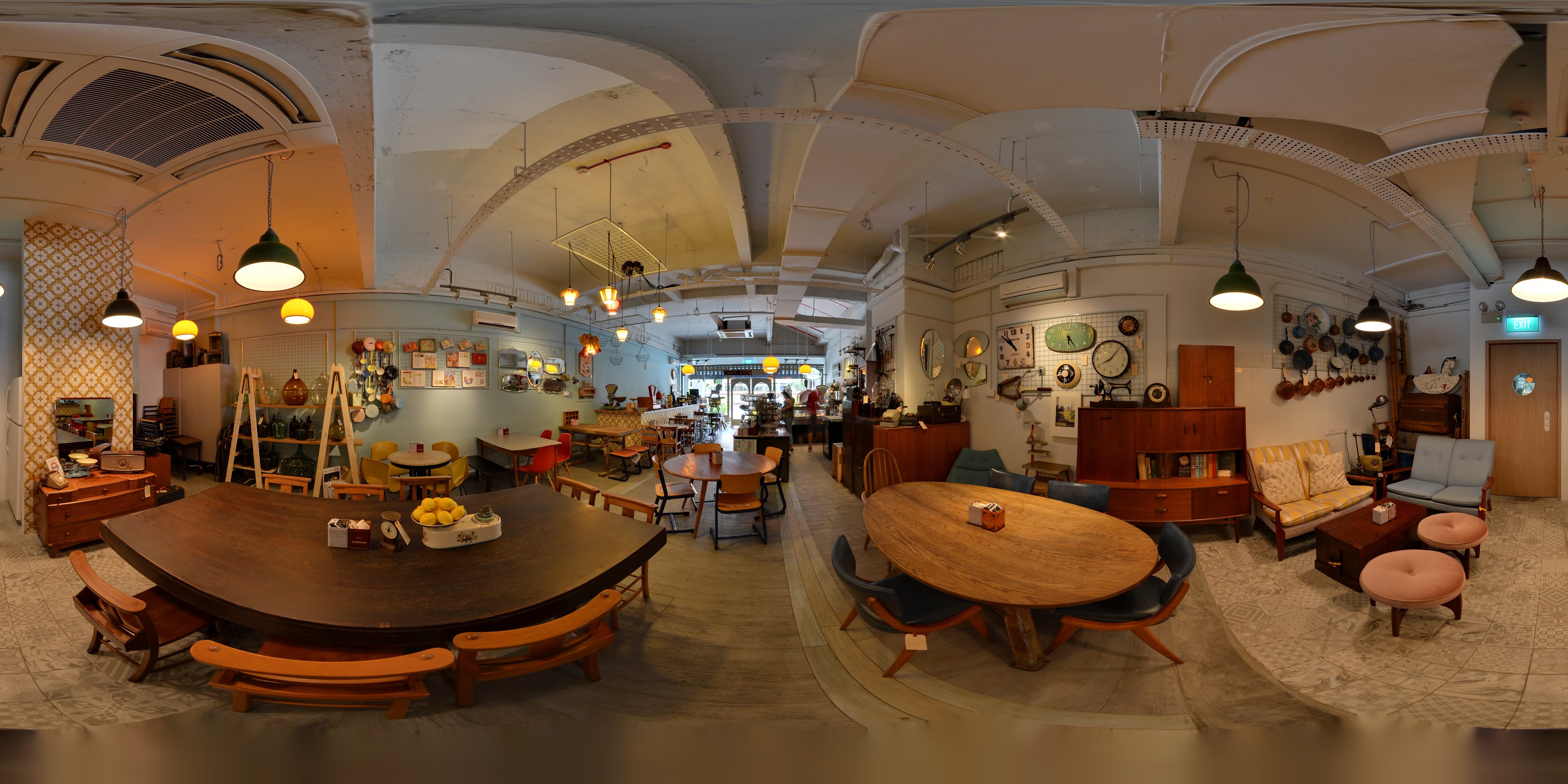 Retro Decor with Wooden Furniture