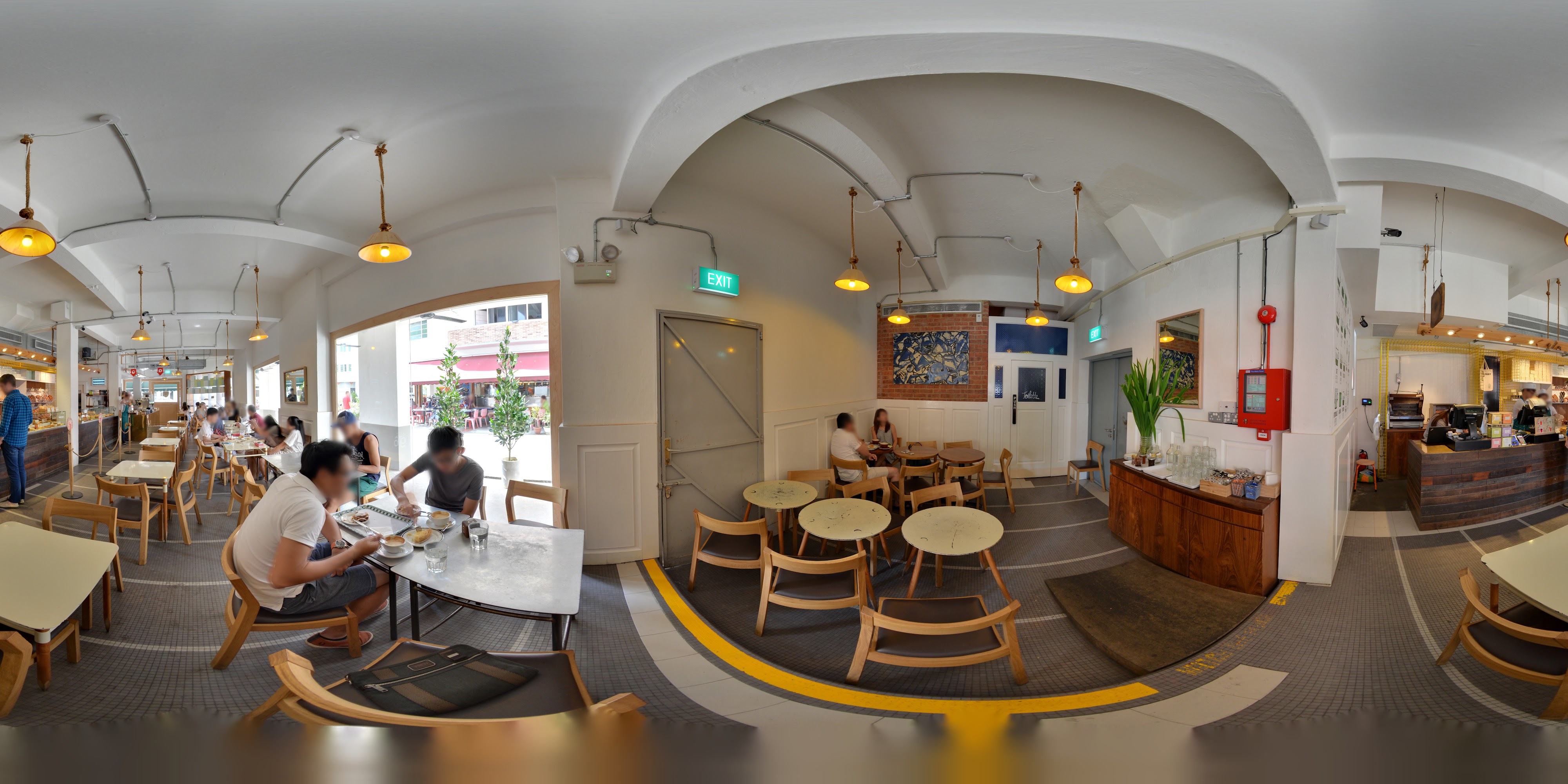 Café Interior with Natural Light
