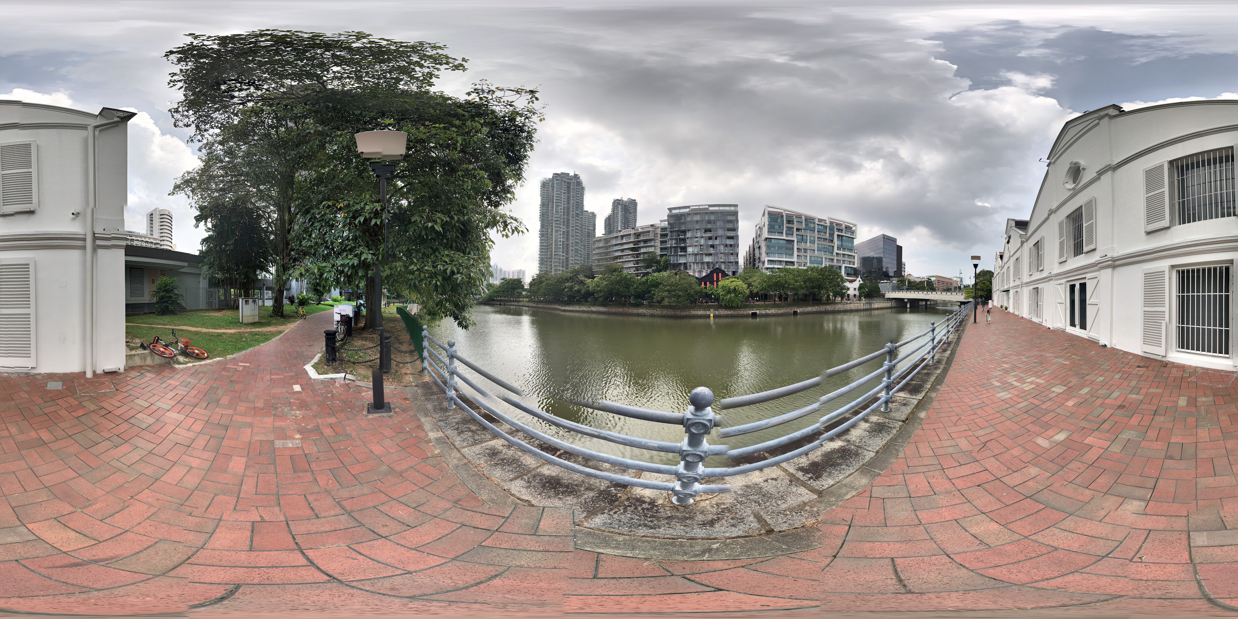 Historic Buildings Along Canal