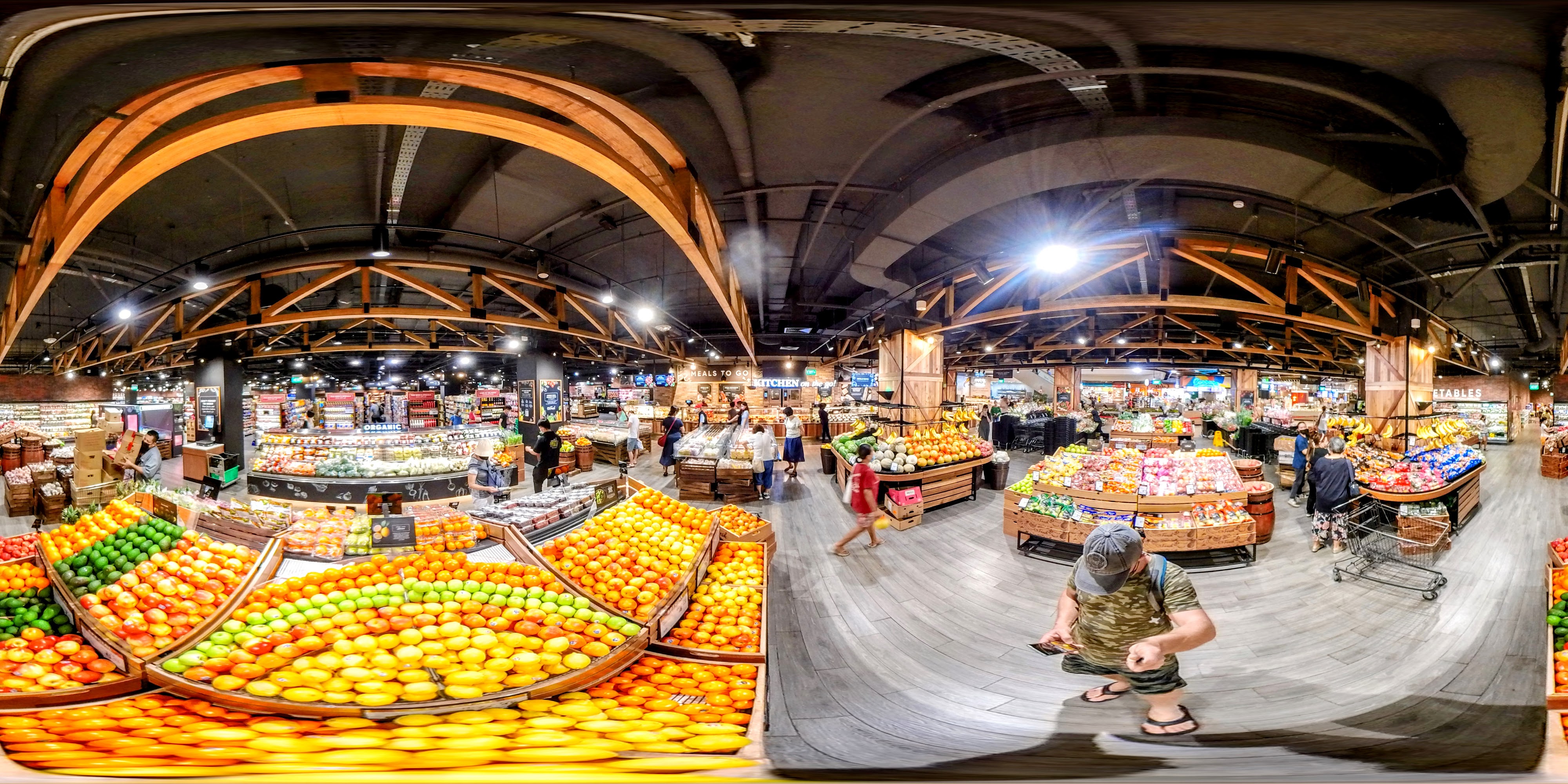 Vibrant Fruit Shopping Market