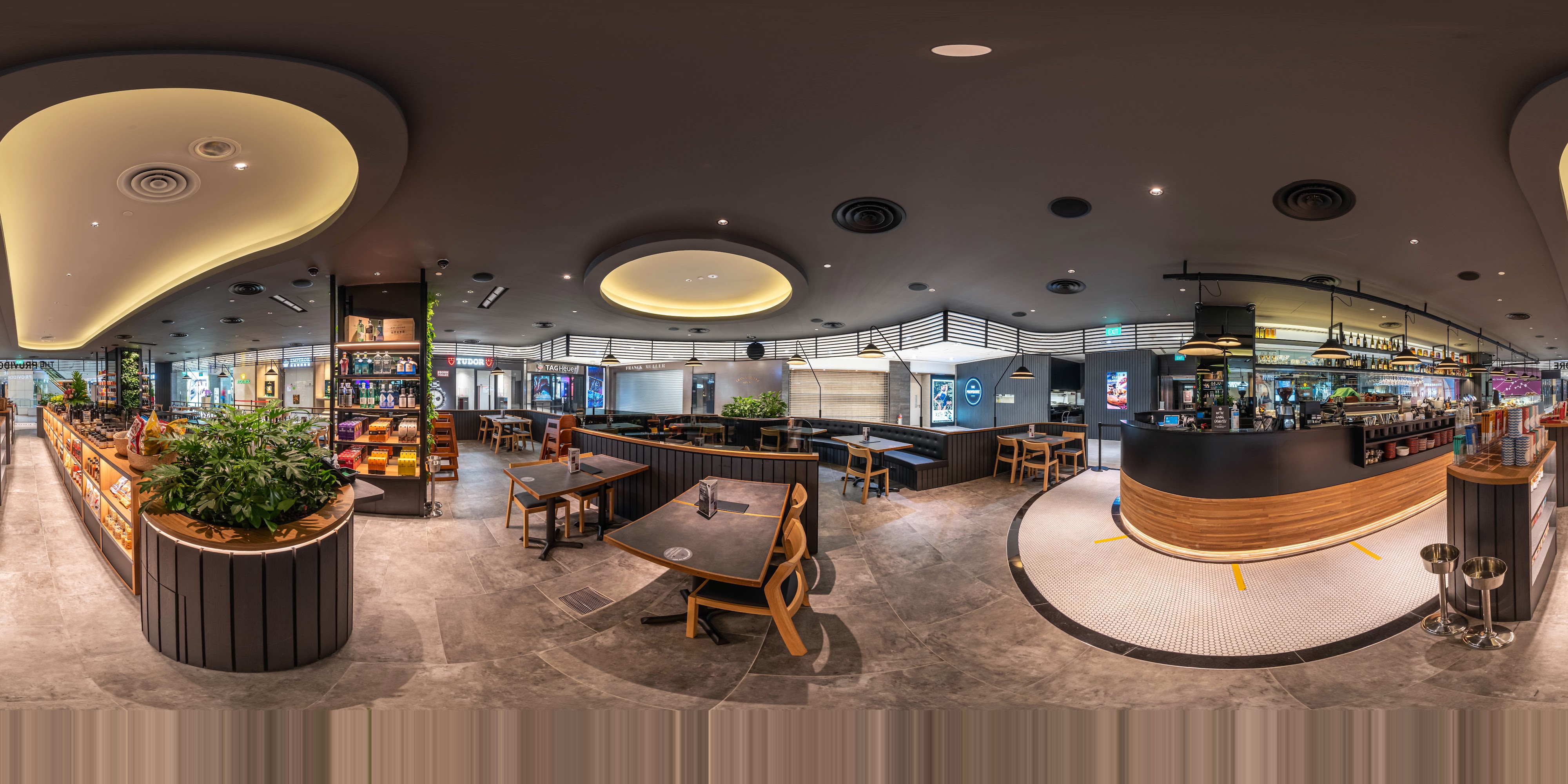 Modern Restaurant Interior Space