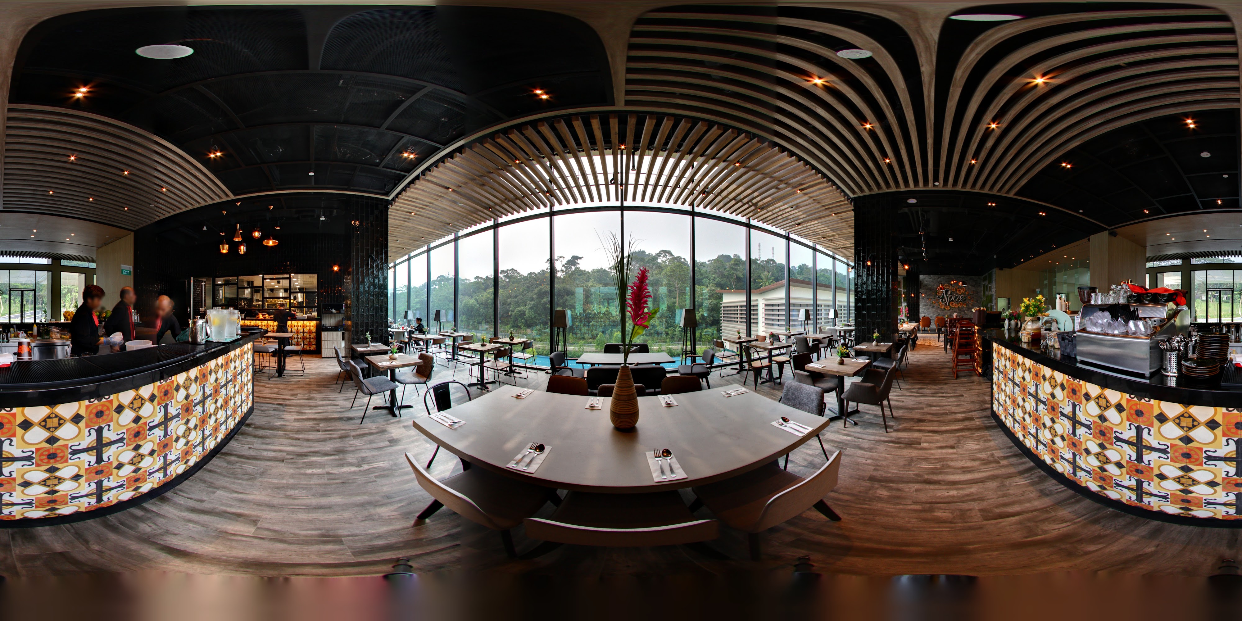 Contemporary Restaurant Interior
```