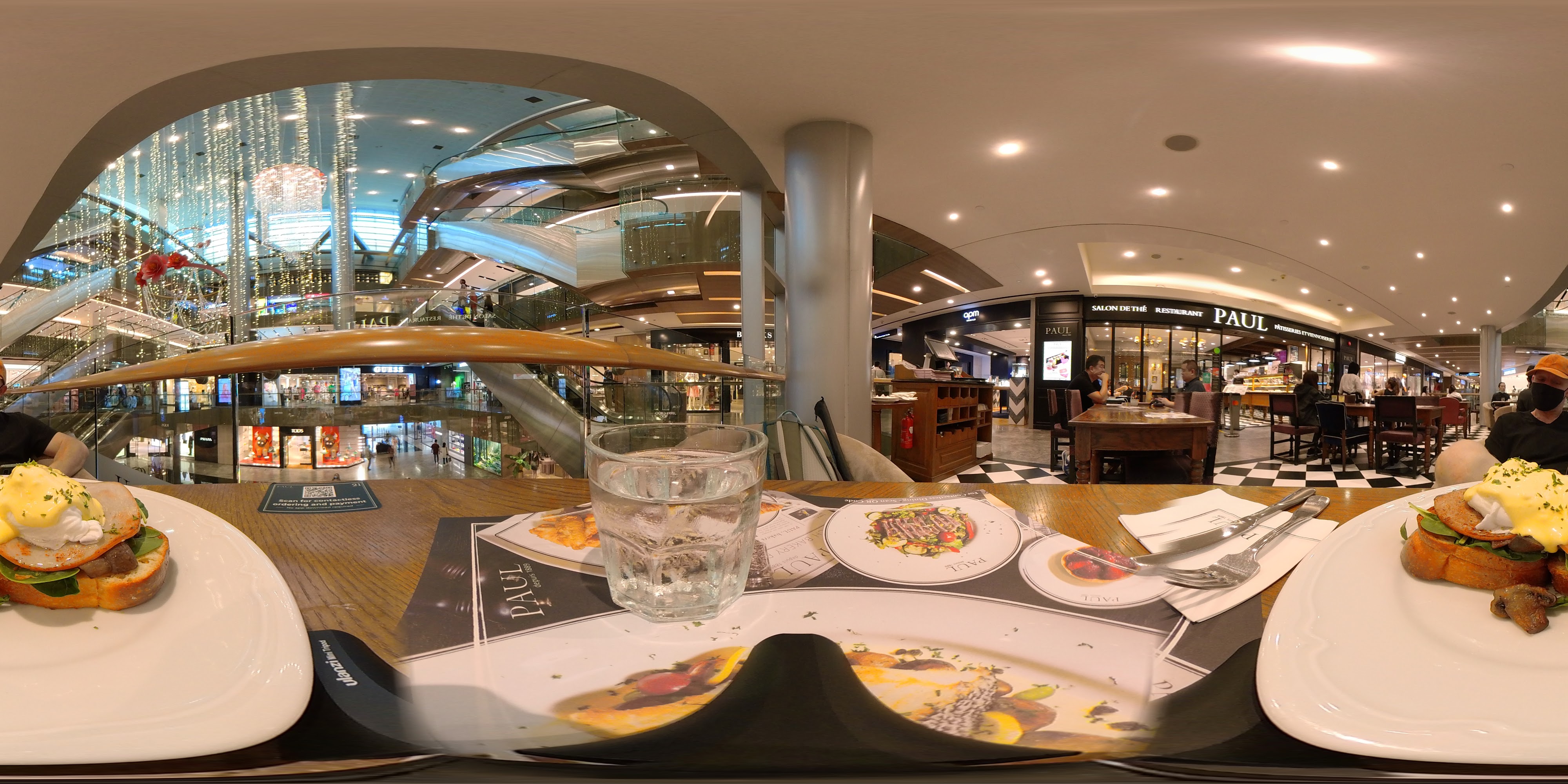 Elegant Café Inside Mall