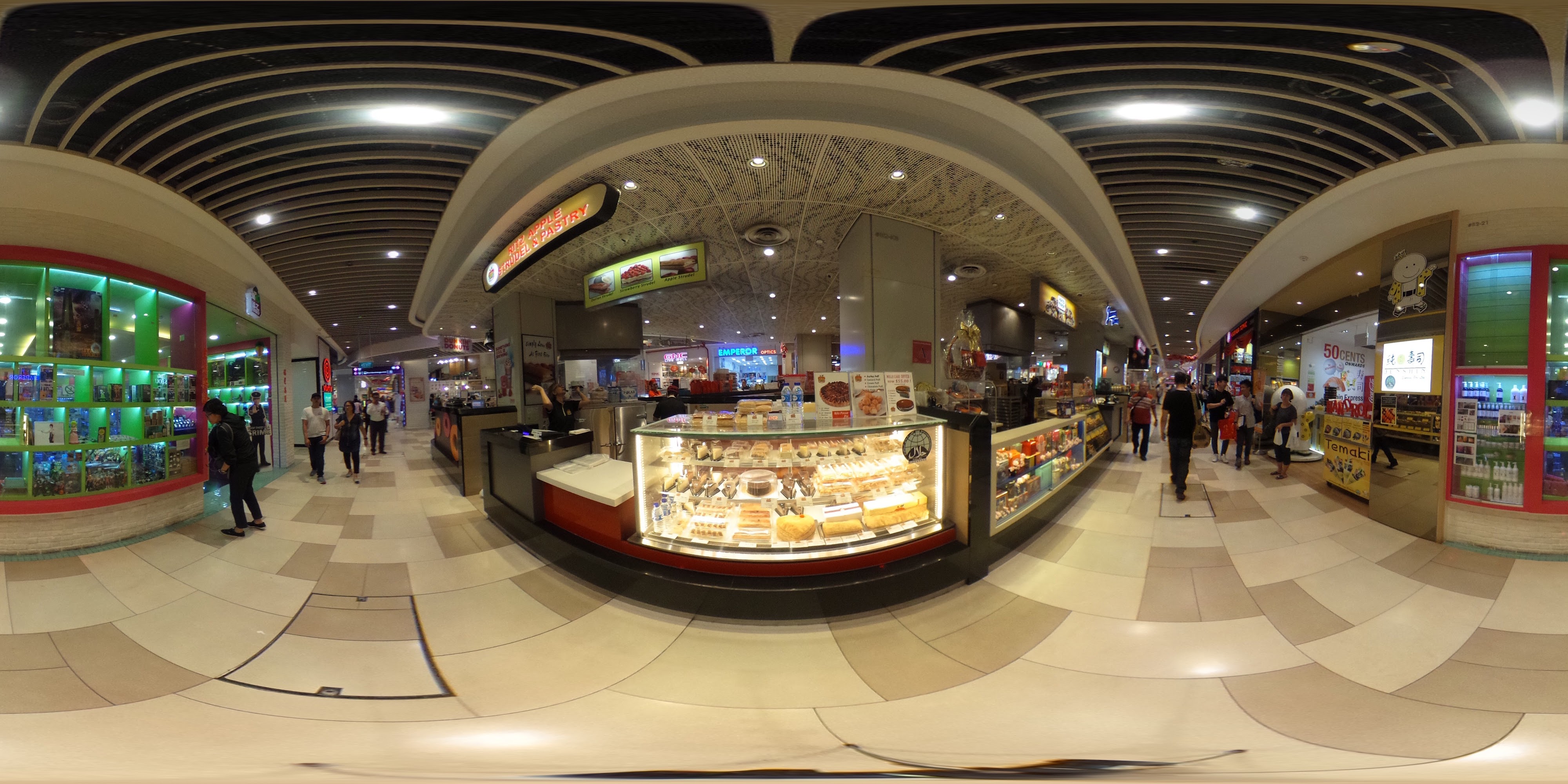 Shops and Baked Goods Display