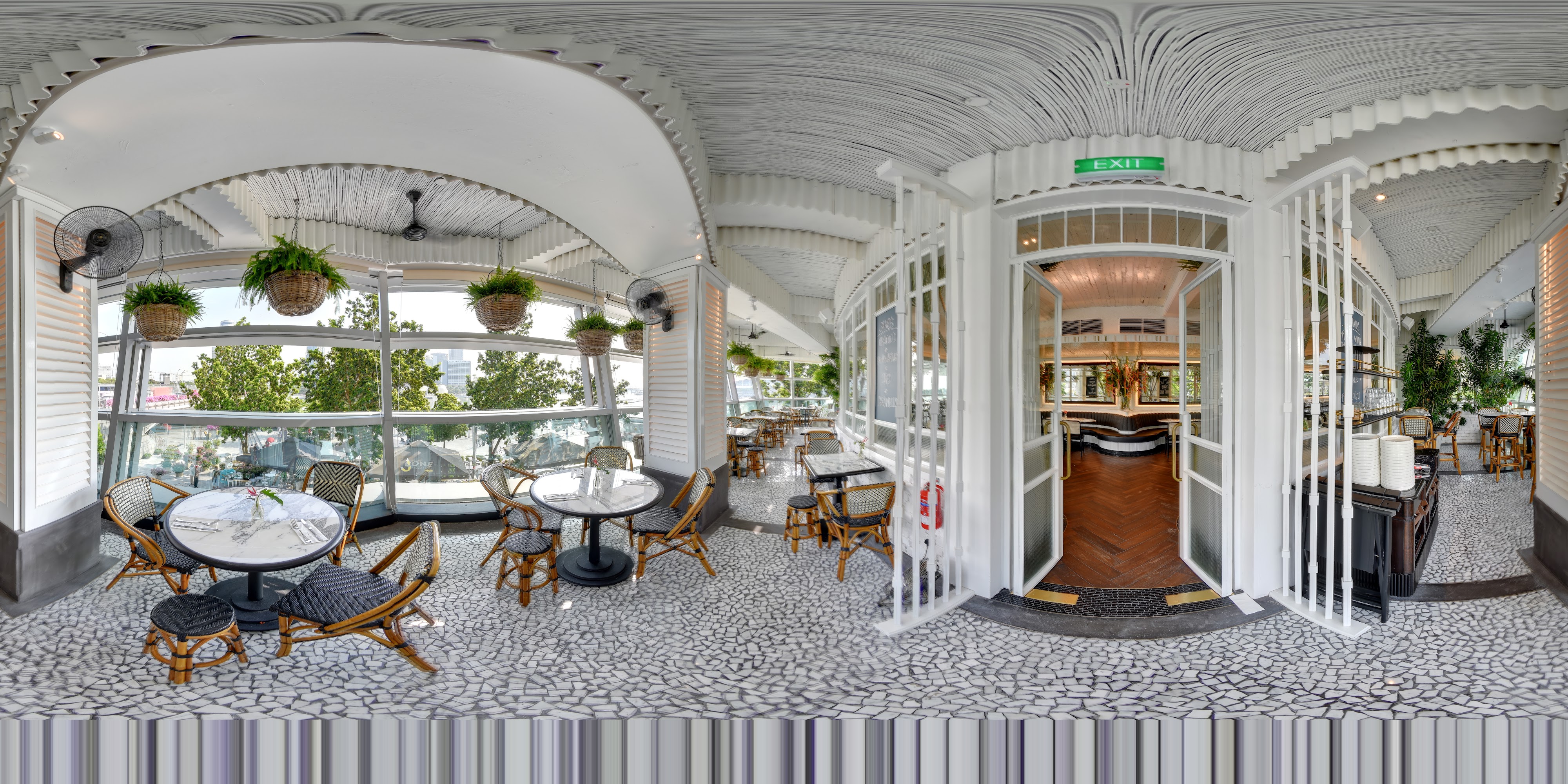 Modern Serene Dining Area