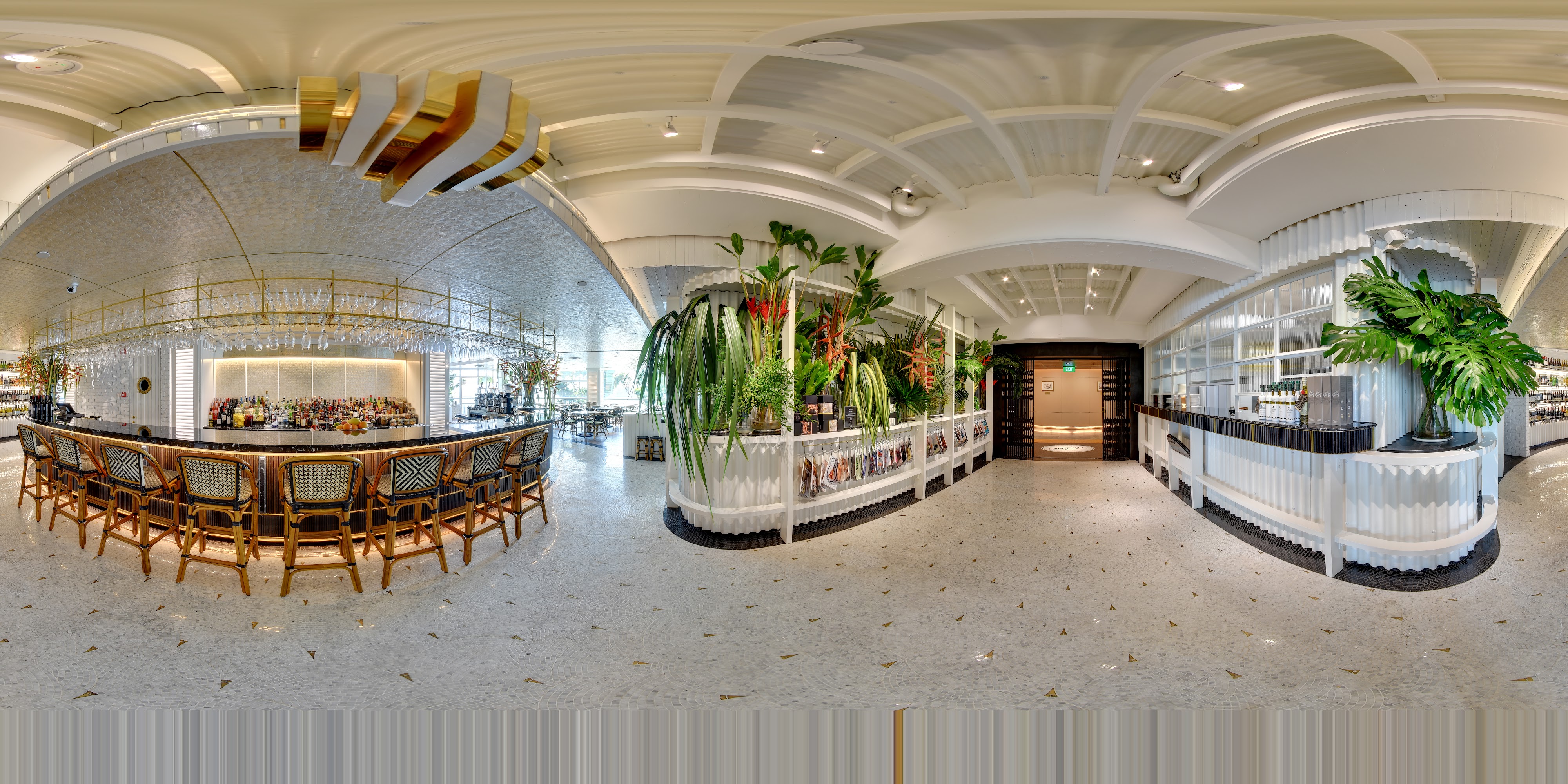 Elegant Eatery With Greenery