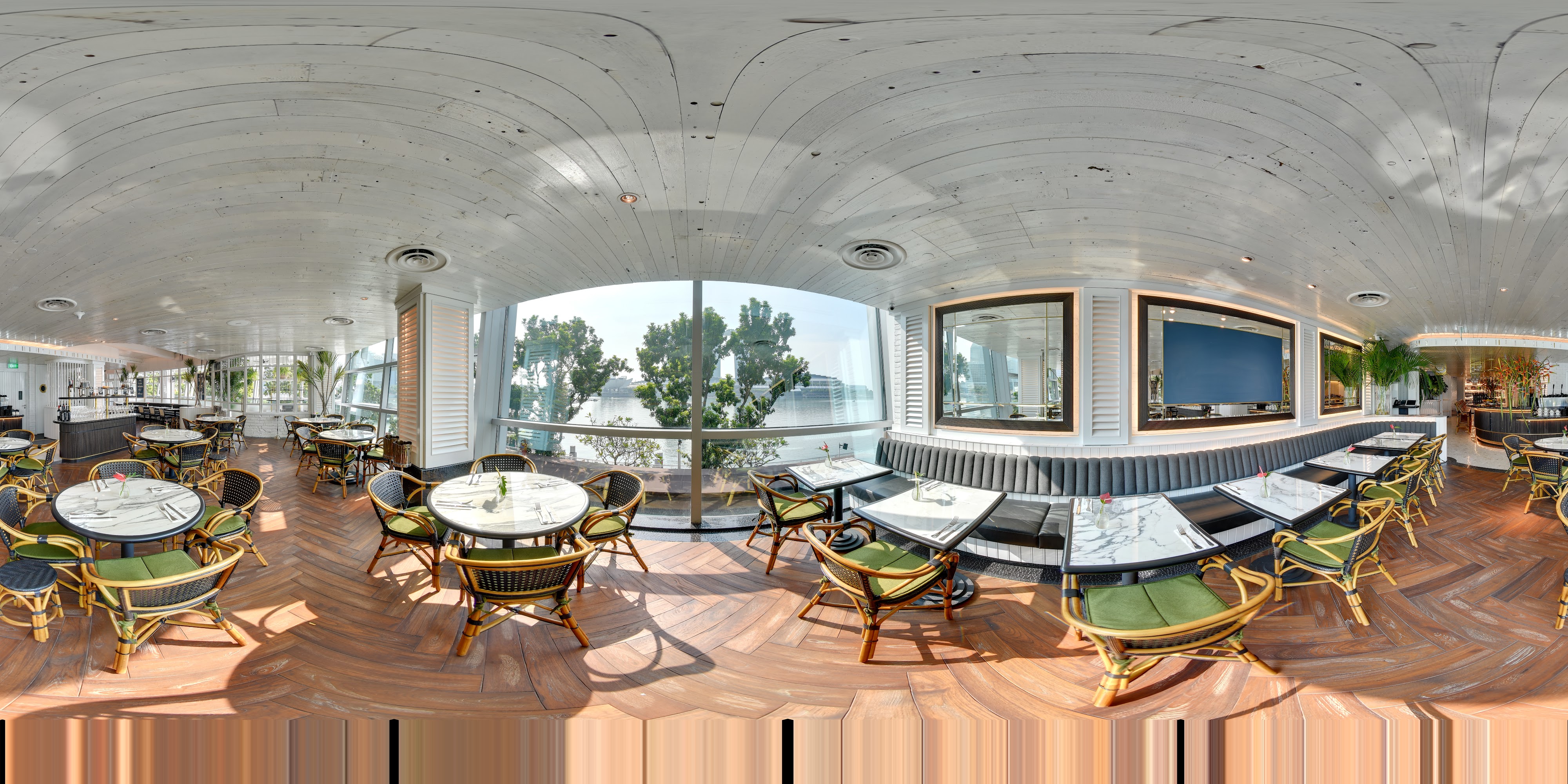 Luxurious Modern Indoor Dining Area