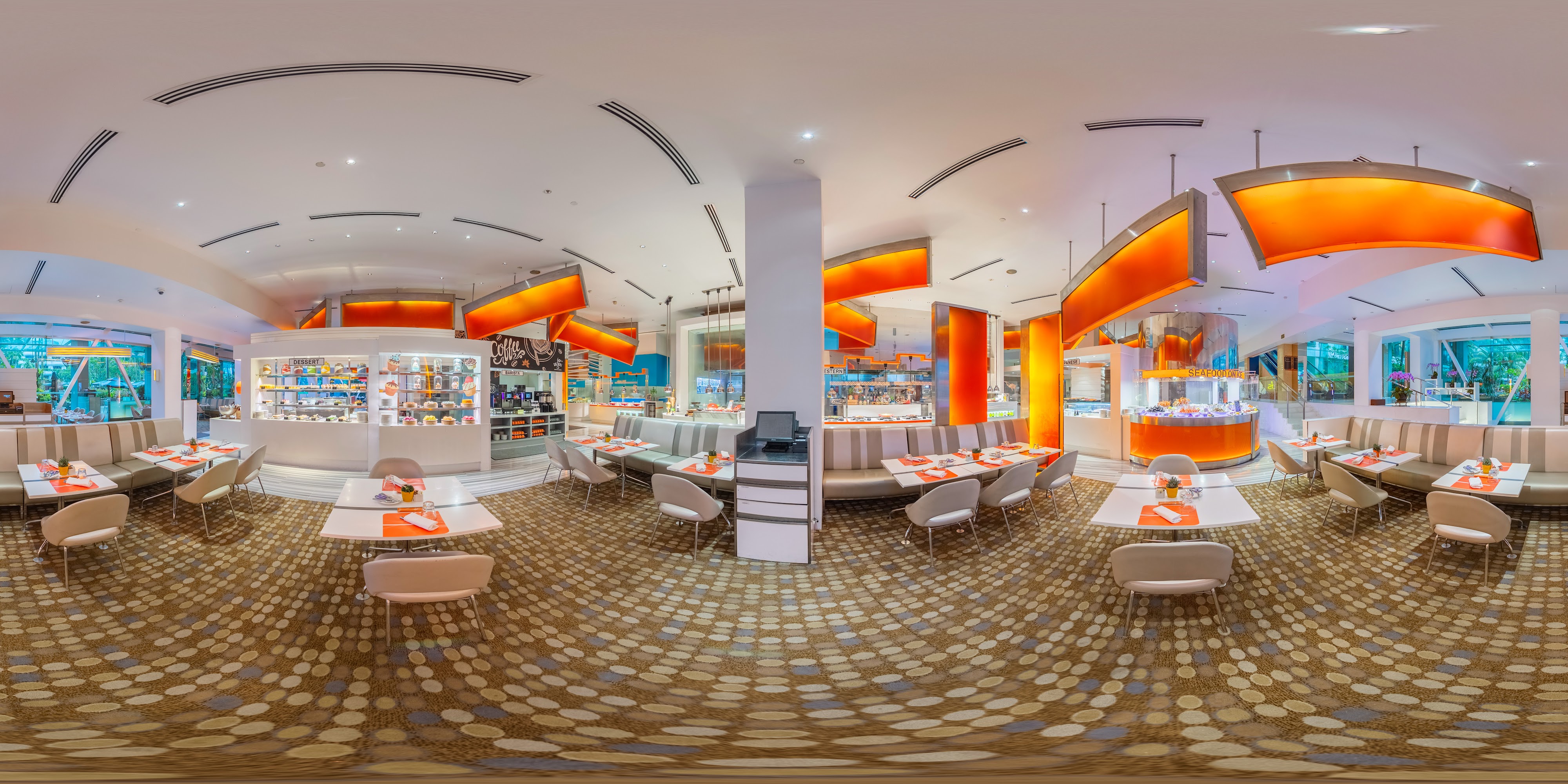 Modern Indoor Dining Experience