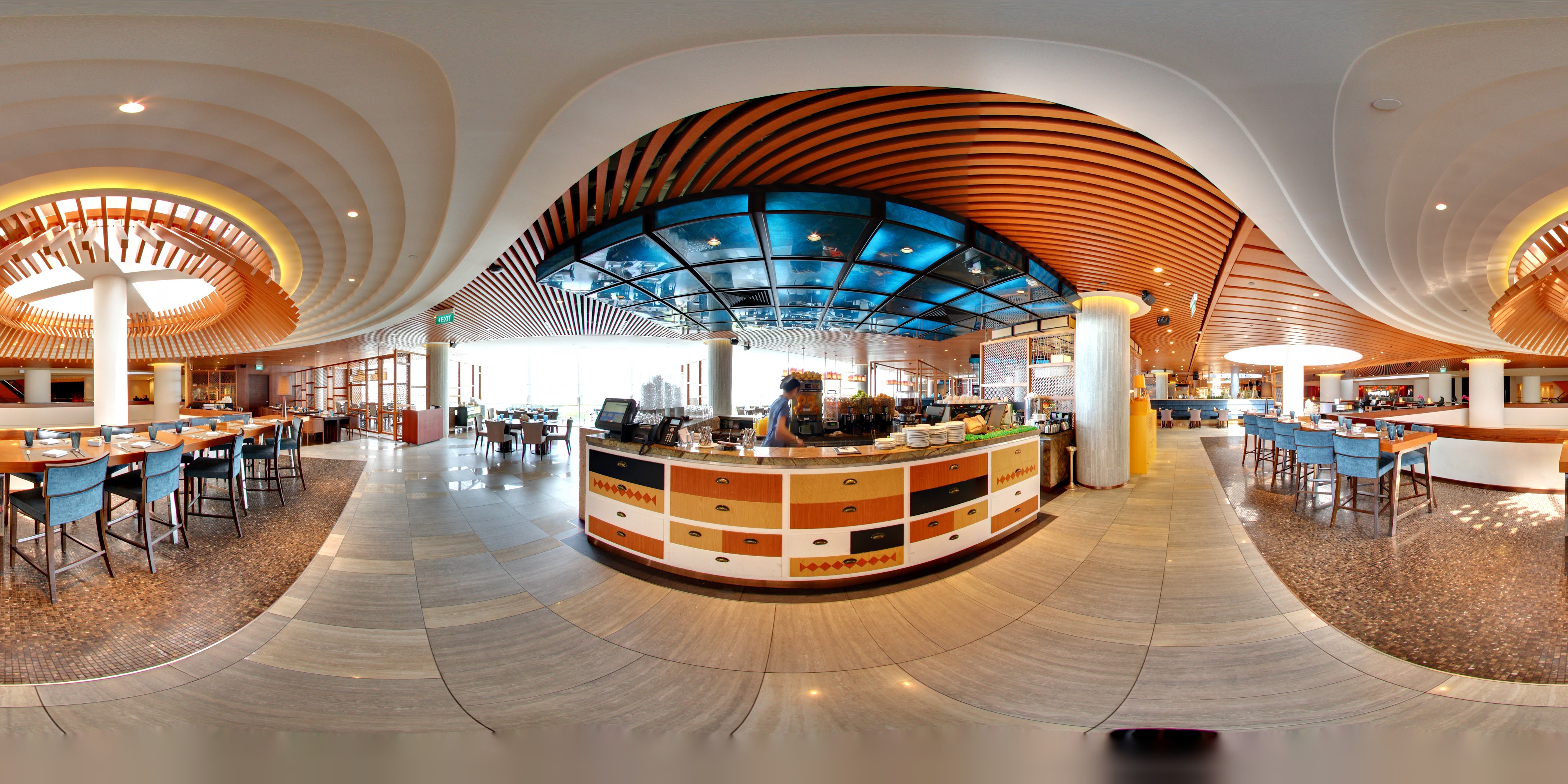 Modern Dining Hall Interior