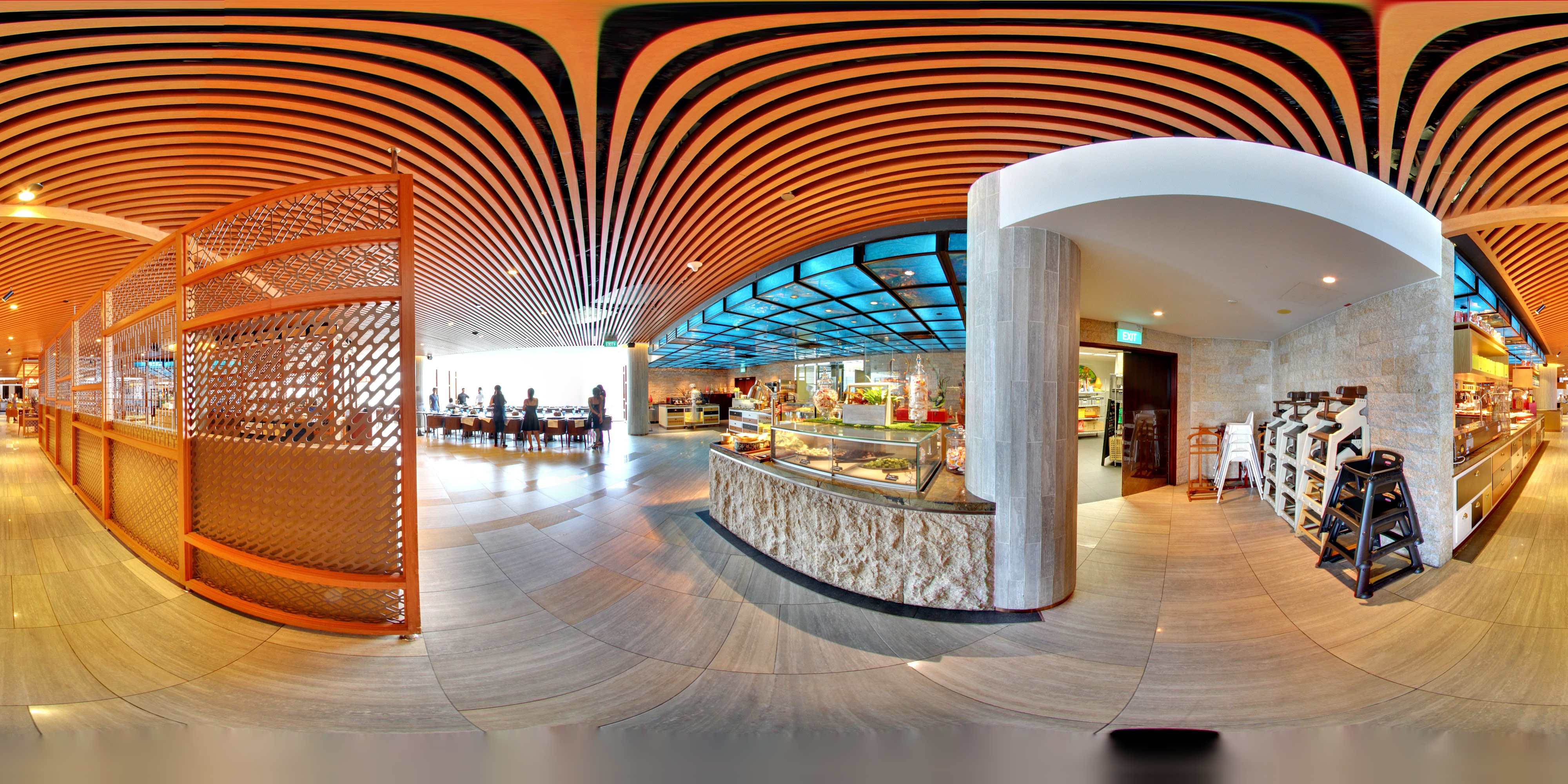 Elegant Buffet Restaurant Interior