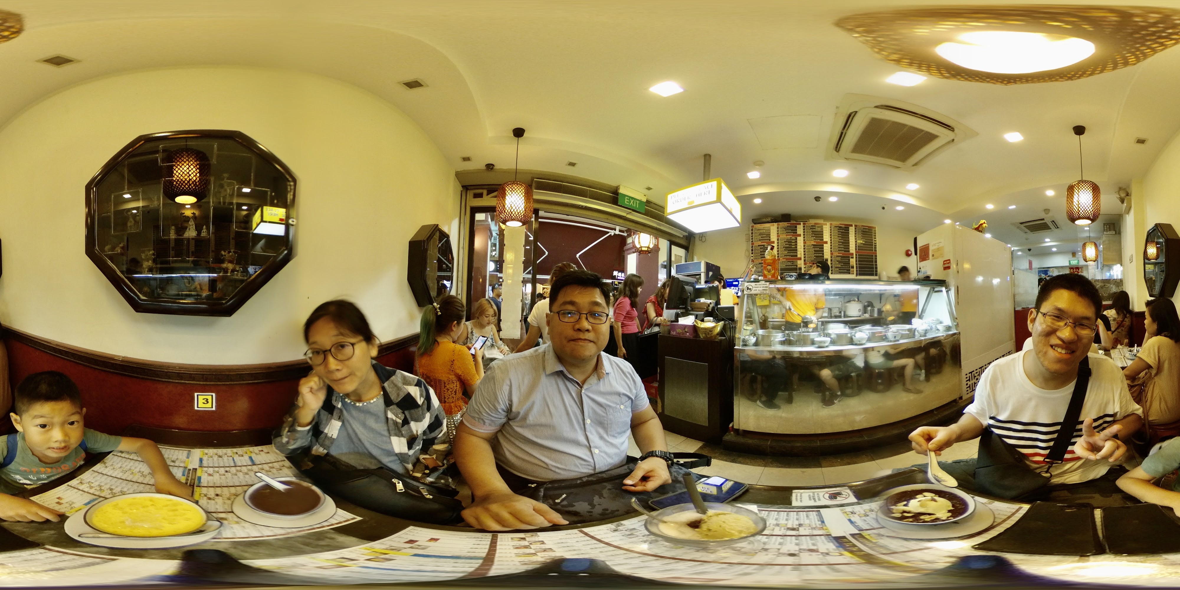 Family Enjoying Desserts Together