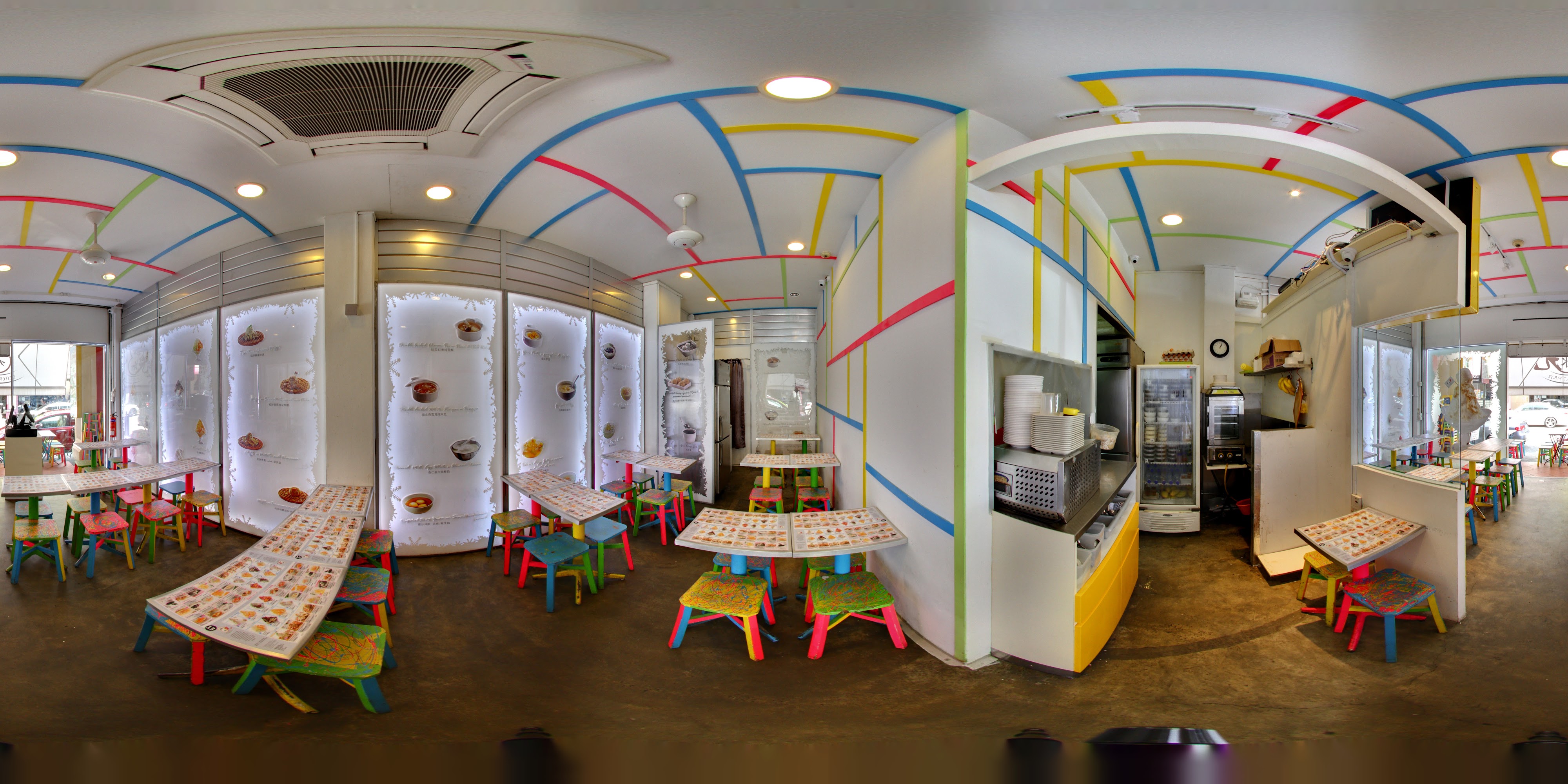 Bright Kinder Cafe Interior