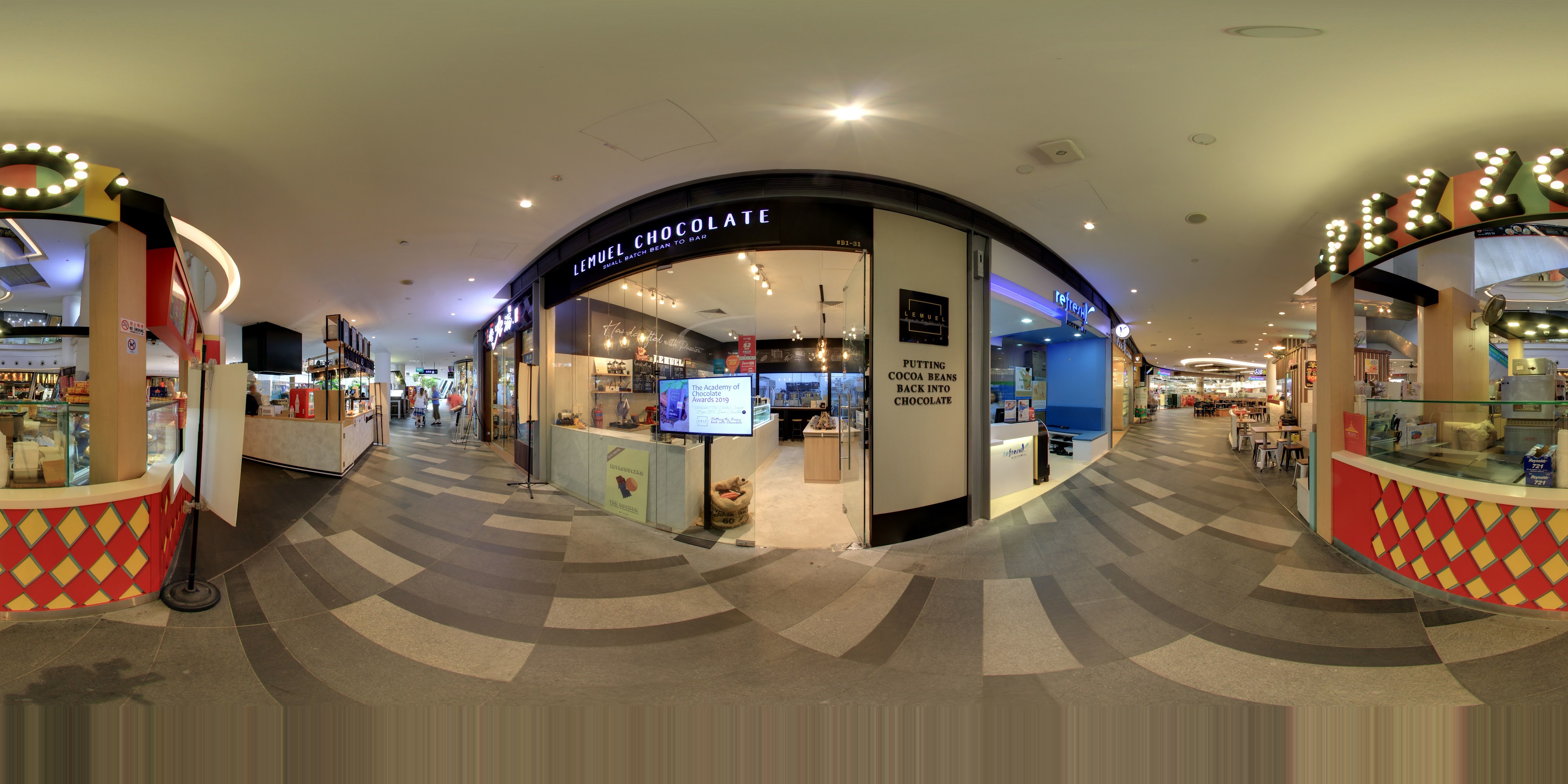 Charming Chocolate Store Interior