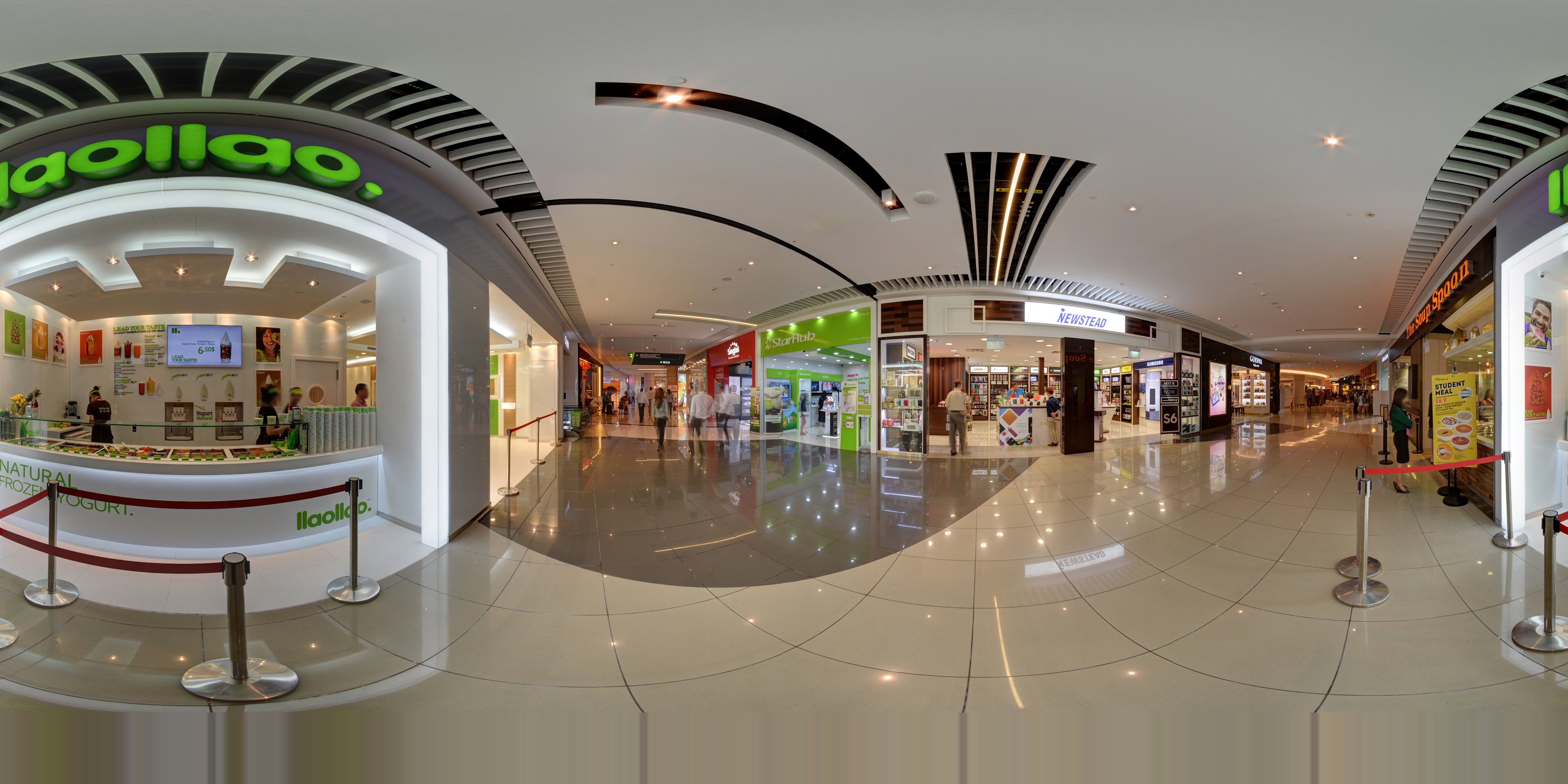 Modern Indoor Shopping Arcade