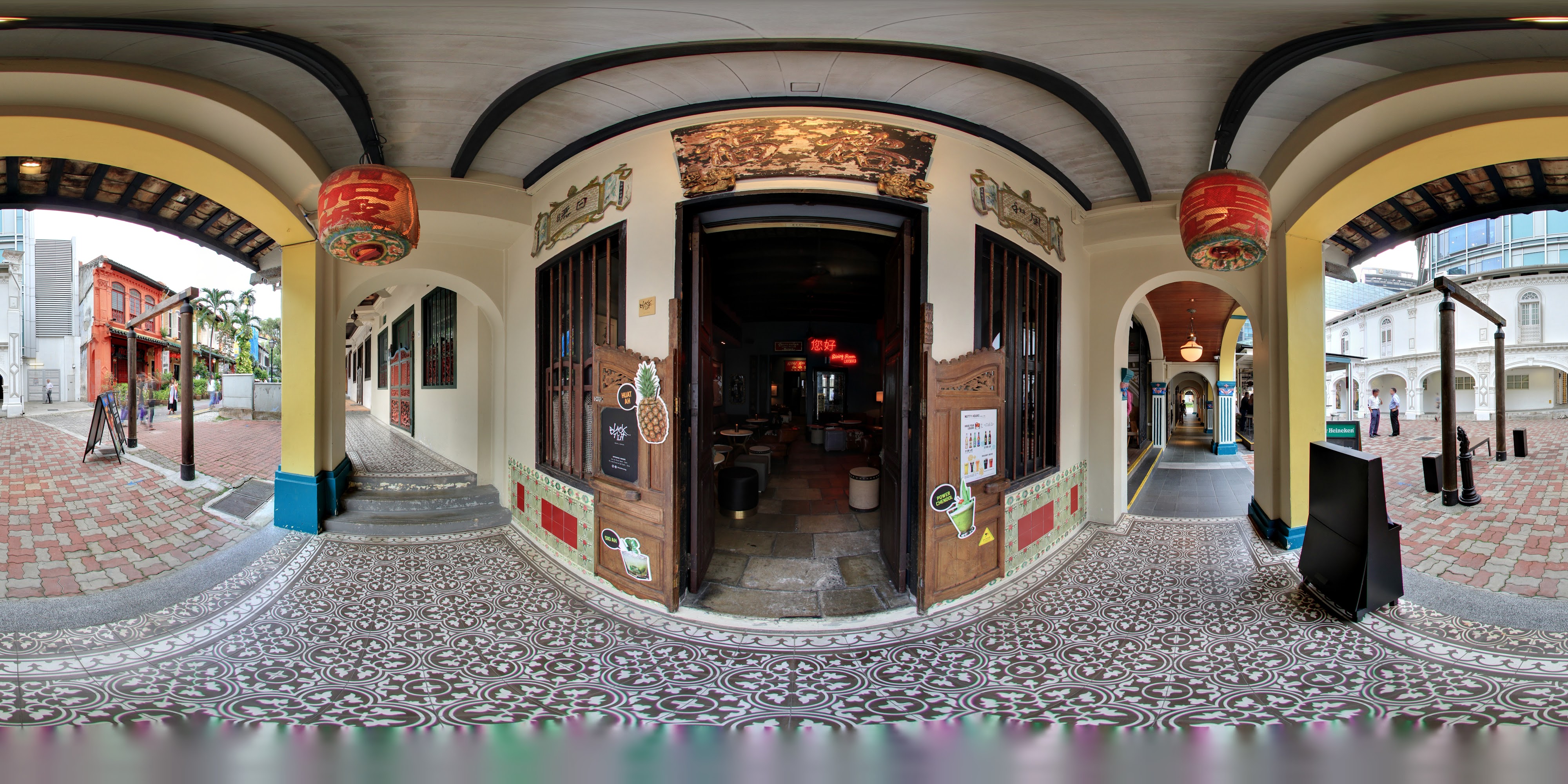 Historic Alleyway Dining Entrance