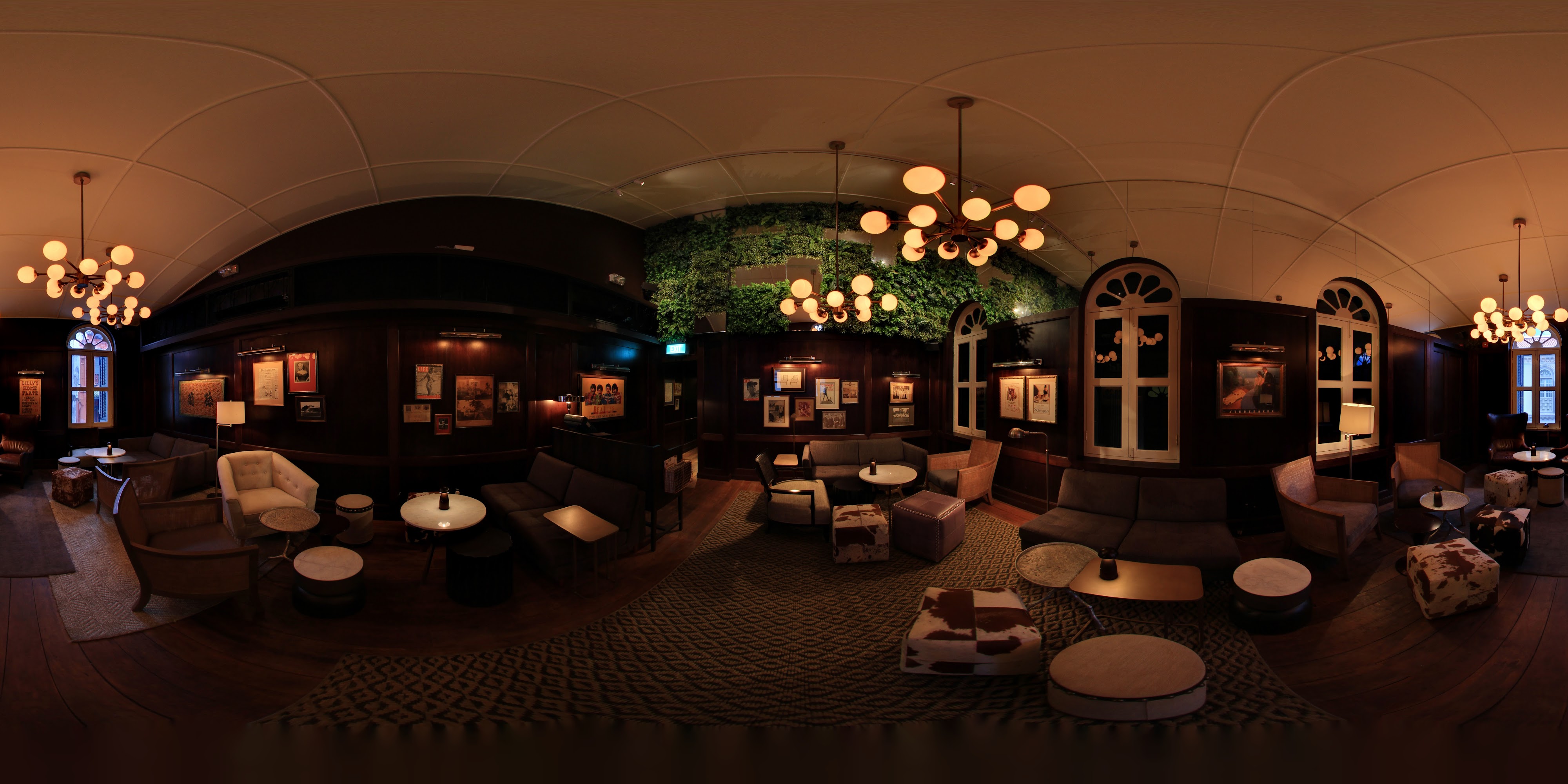 Cozy Clover Ceiling Lounge