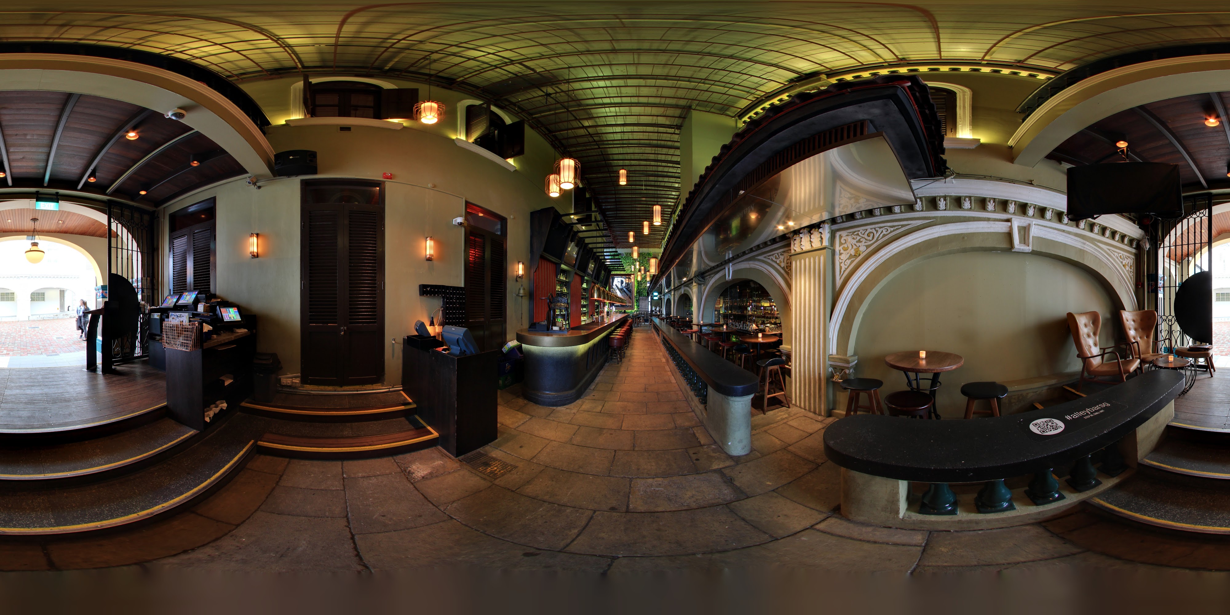 Rustic Archway Lounge Setting