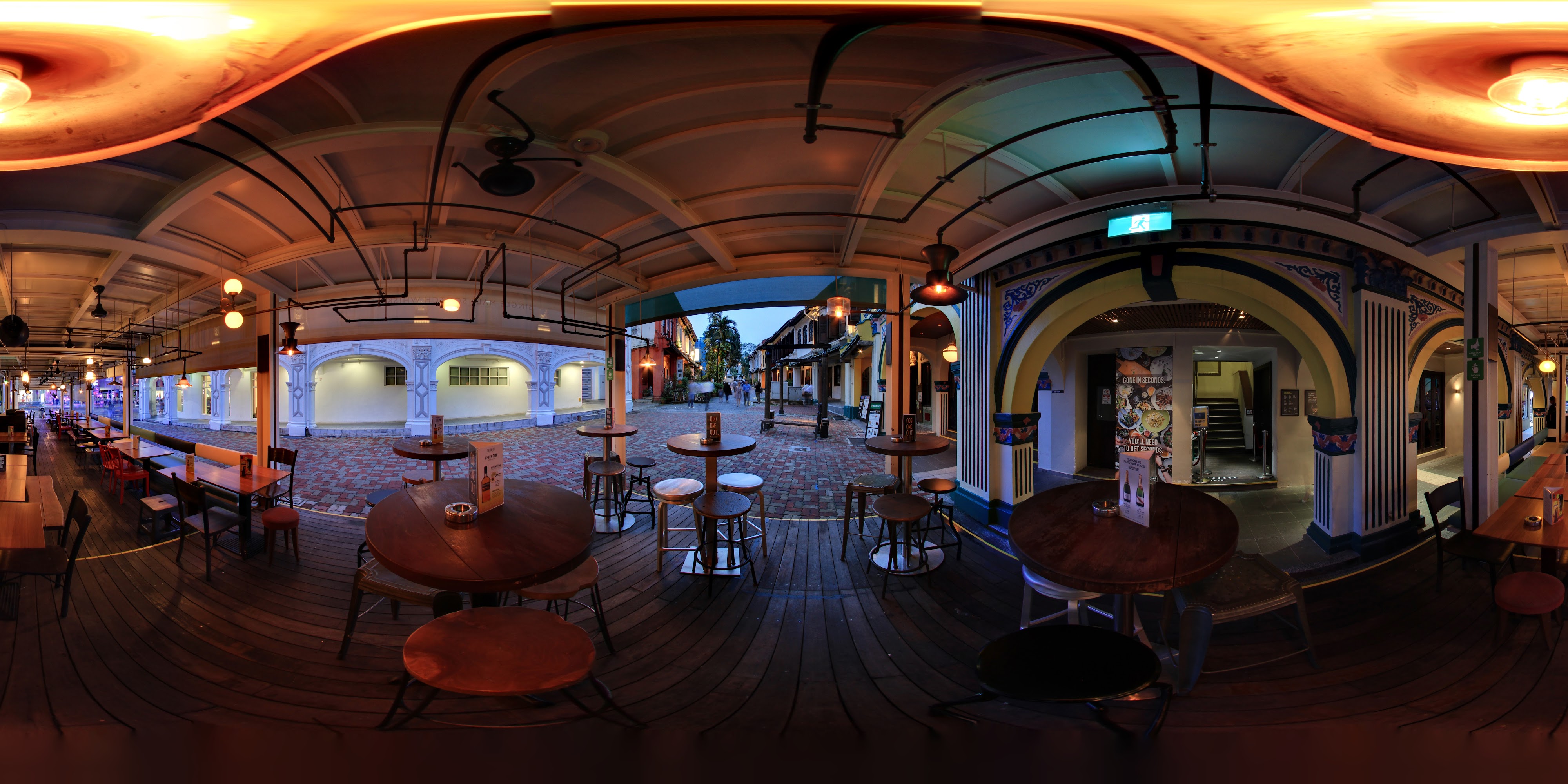Cozy Inviting Outdoor Eating Area
