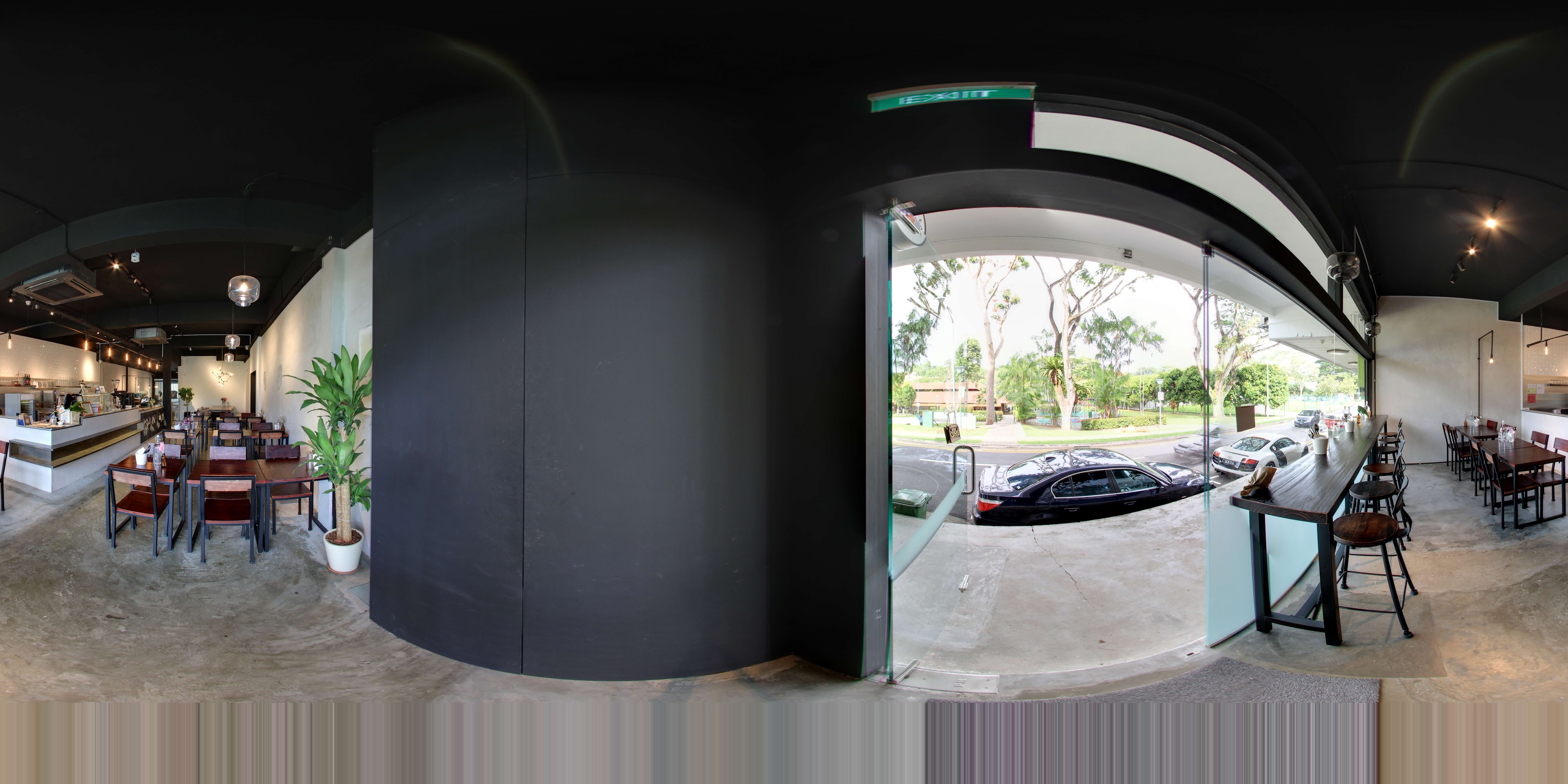 Indoor Cafe With Outdoor Access