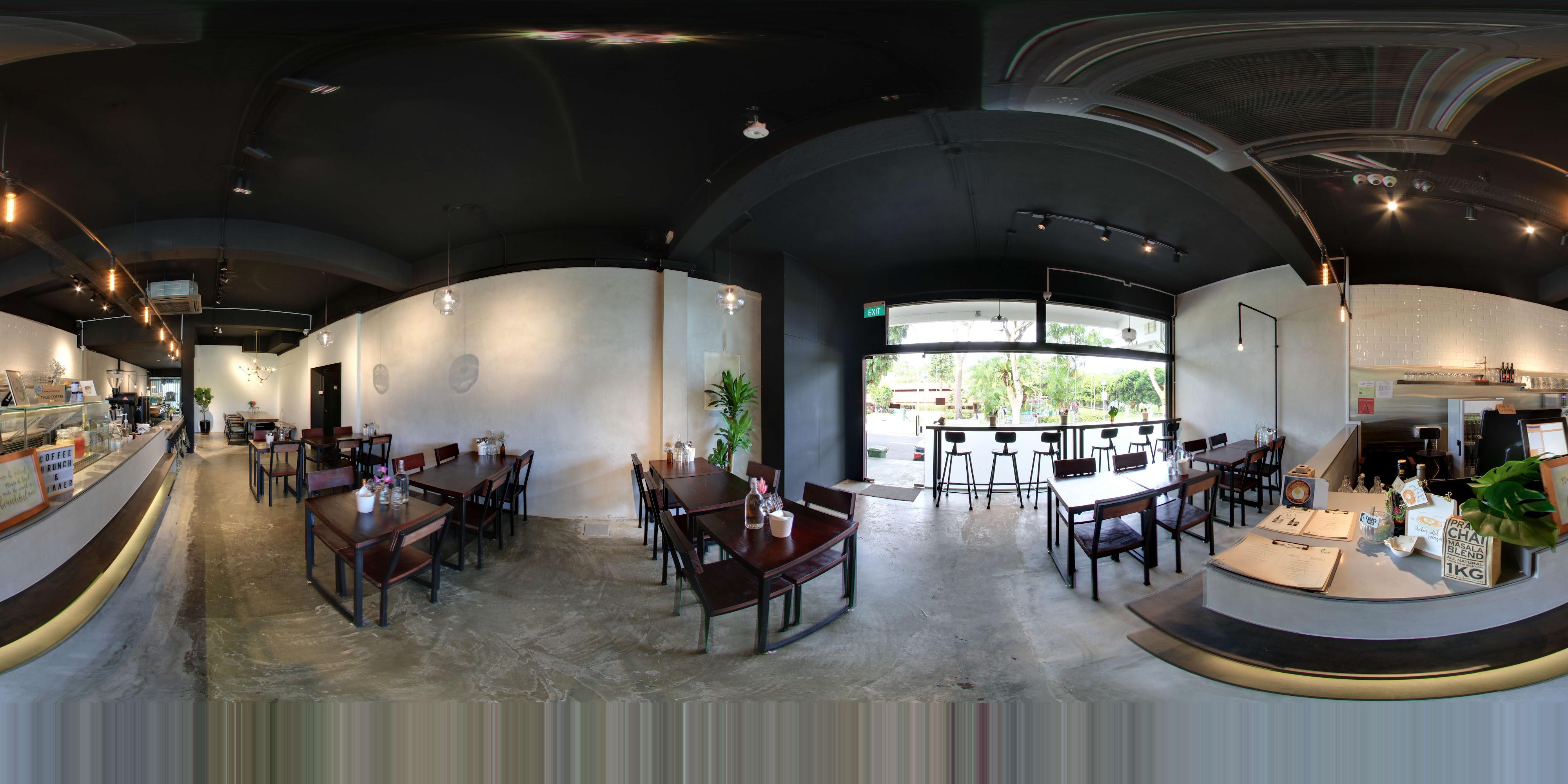 Charmingly Rustic Coffee Interior