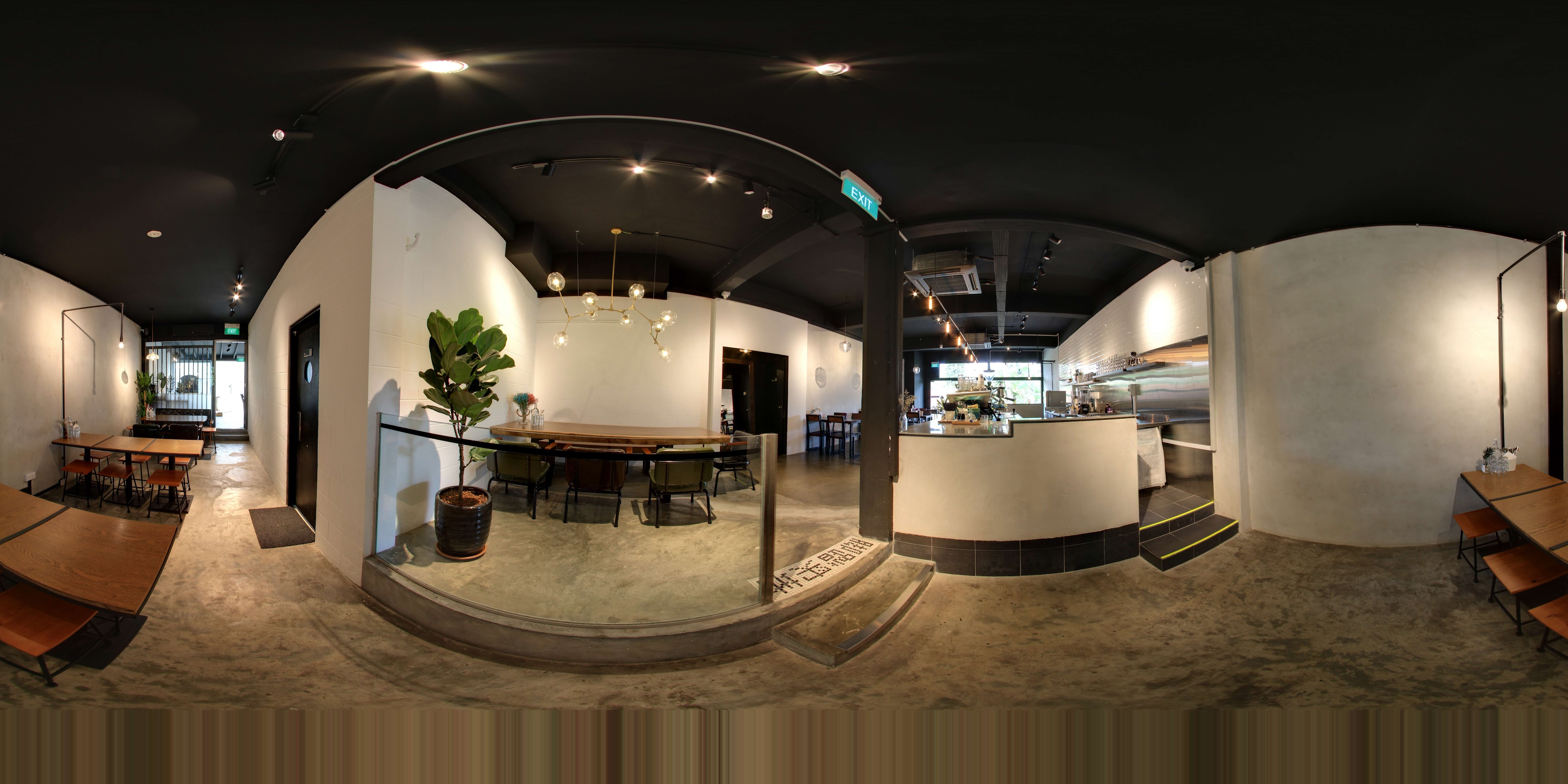 Chic Minimalist Coffee Interior Design