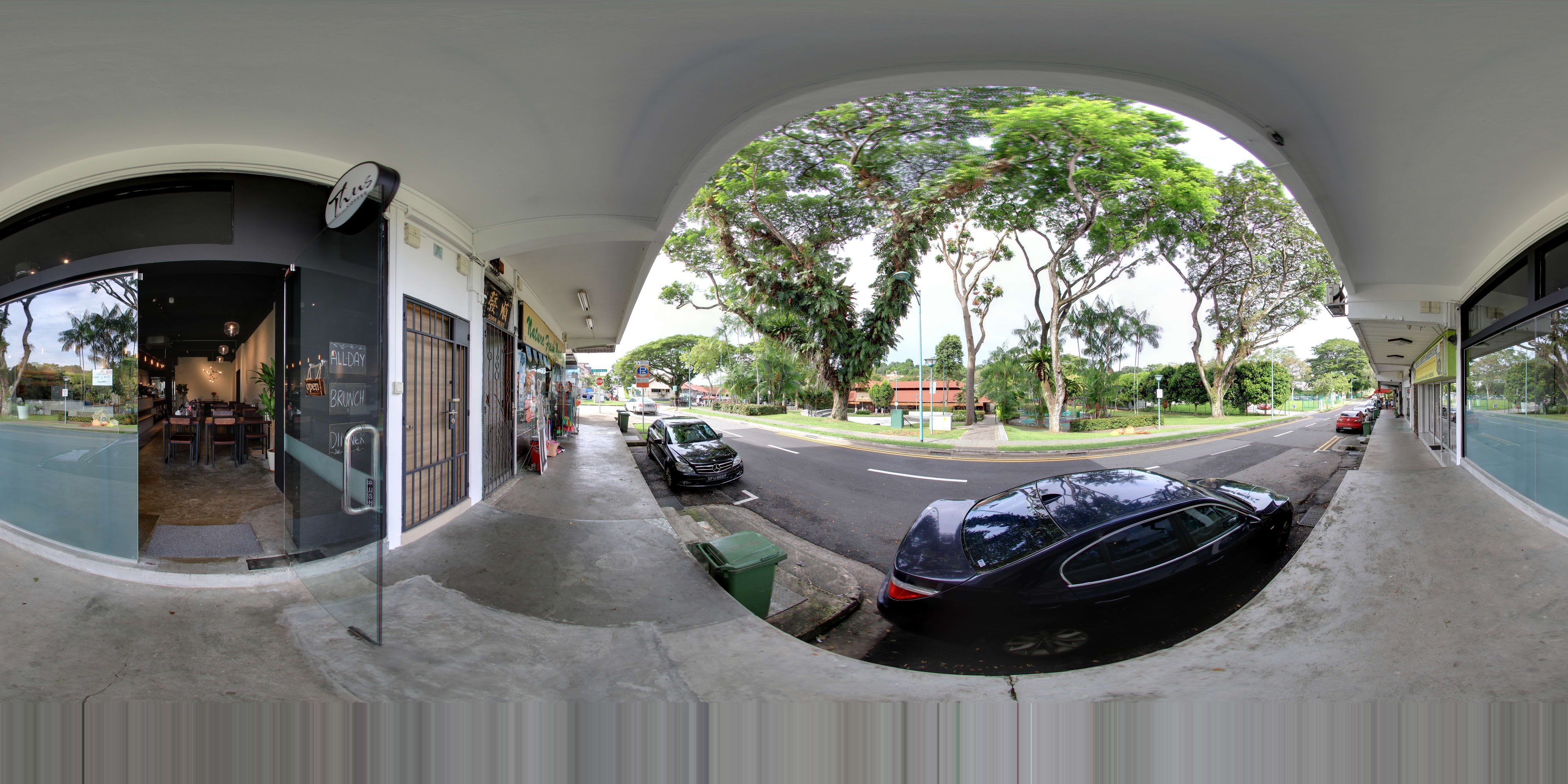 Coffee Shop Daytime Exterior