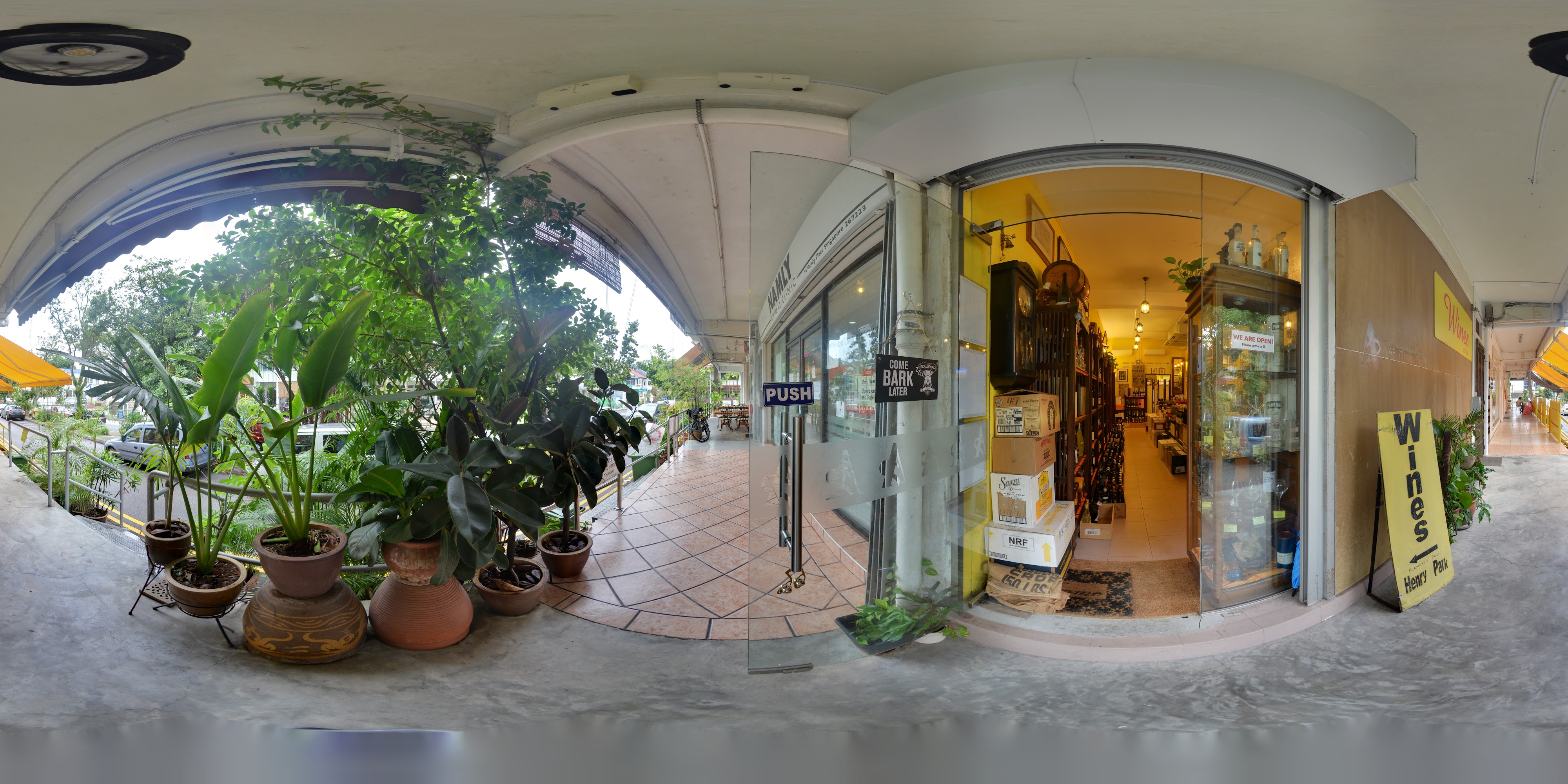 Boutique Alcohol Shop Front Entrance