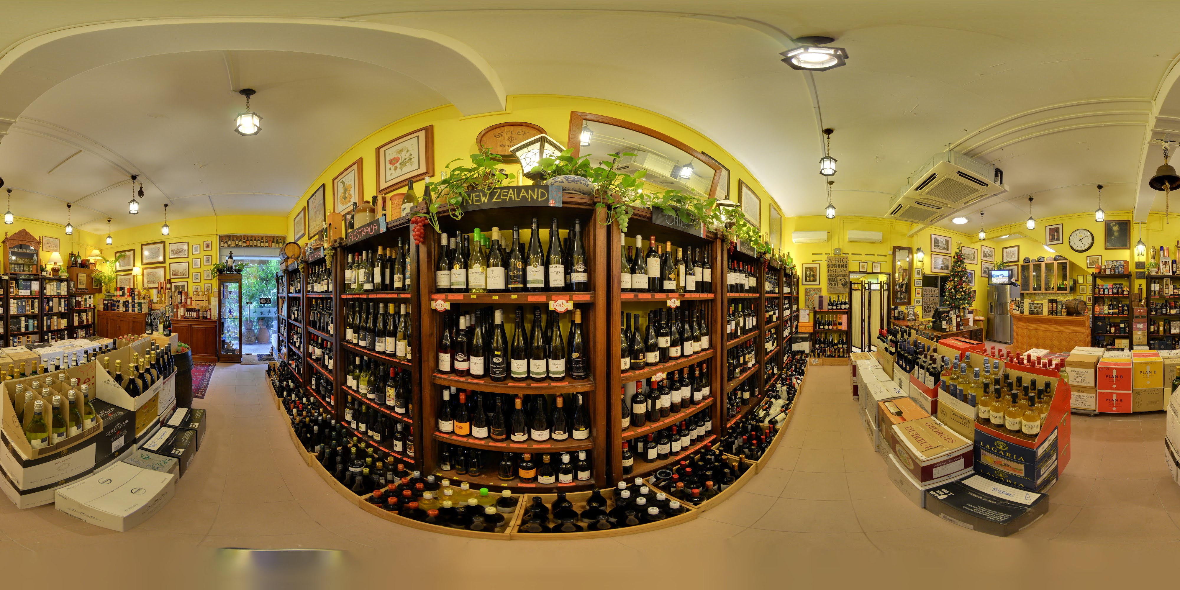 Bottled Delights Displayed Indoors