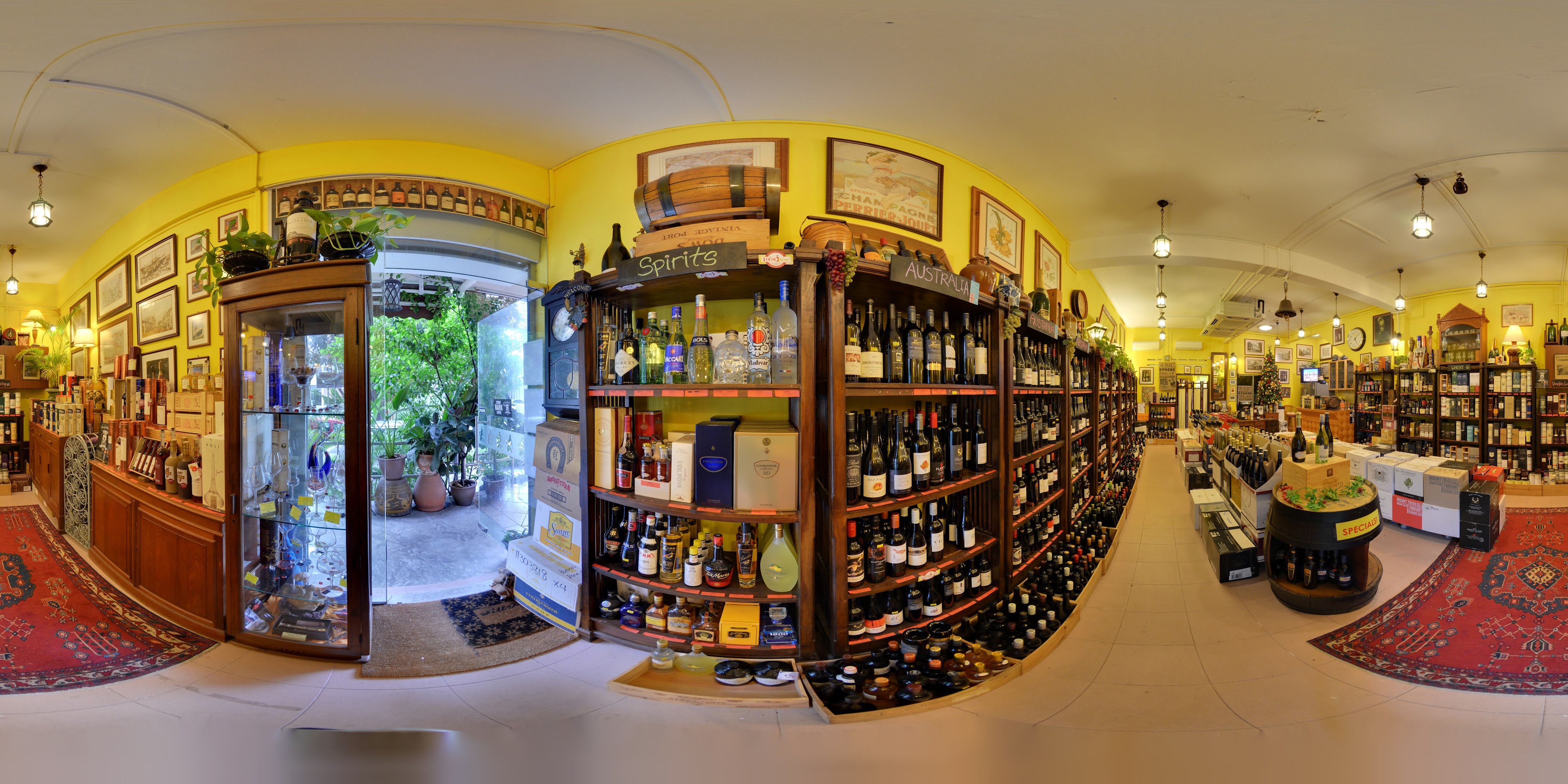 Wine Shop Interior Overview