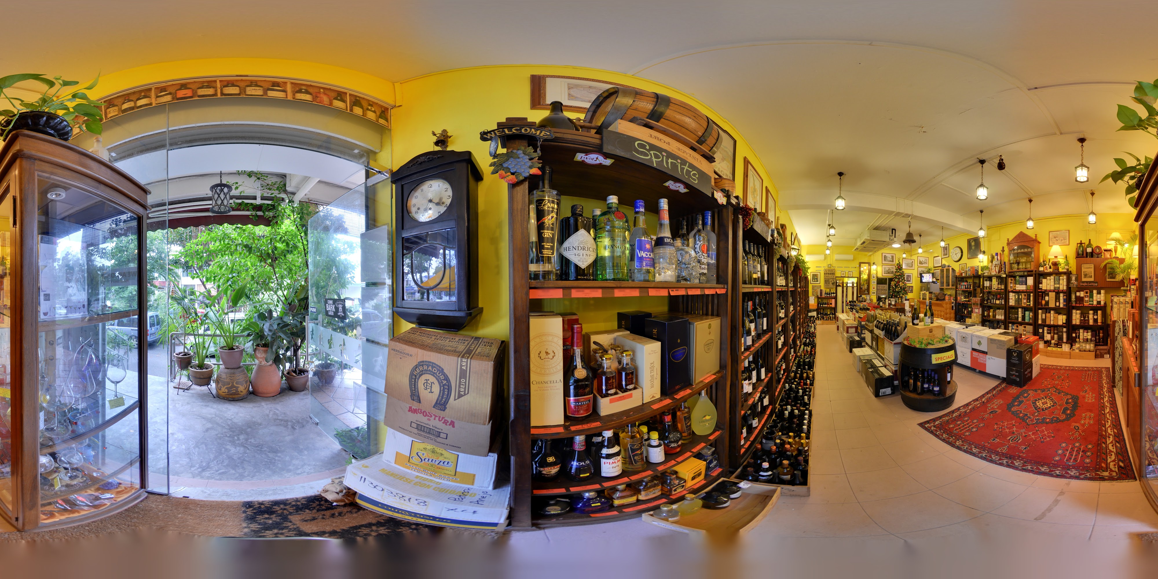 Wine & Spirits Store Interior