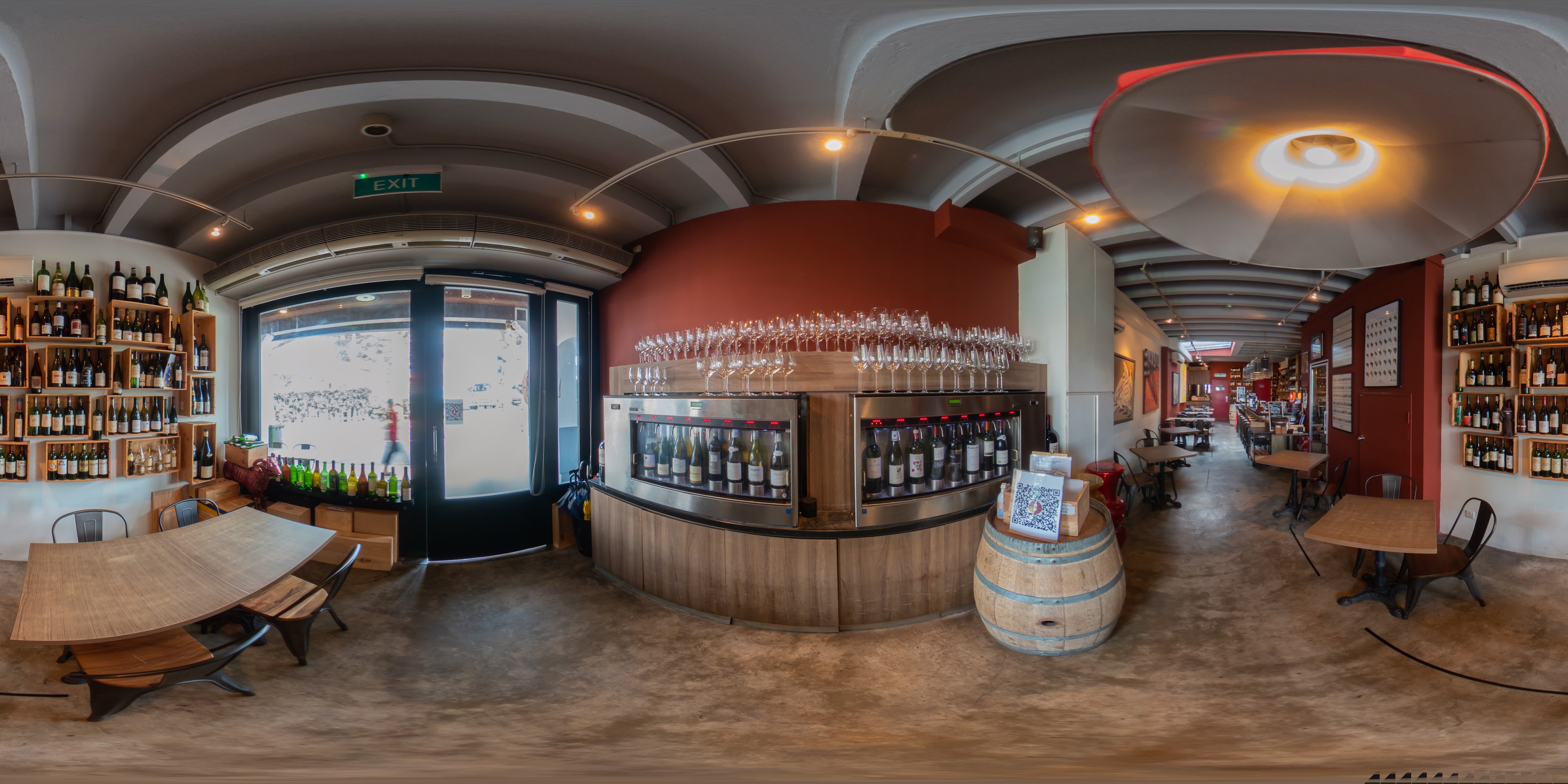 Cozy Wine Bar Interior