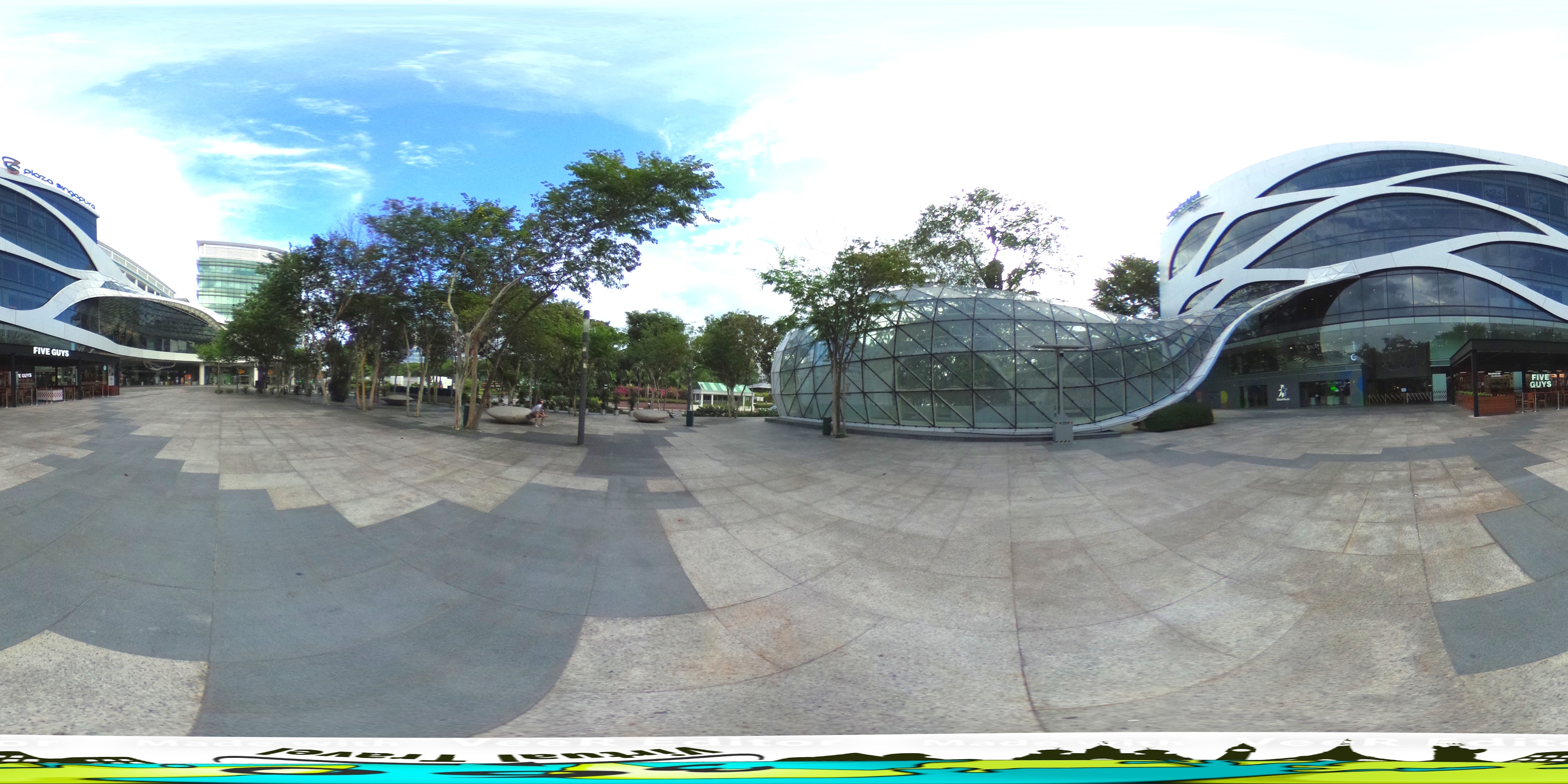 Modern Shopping Complex Tower