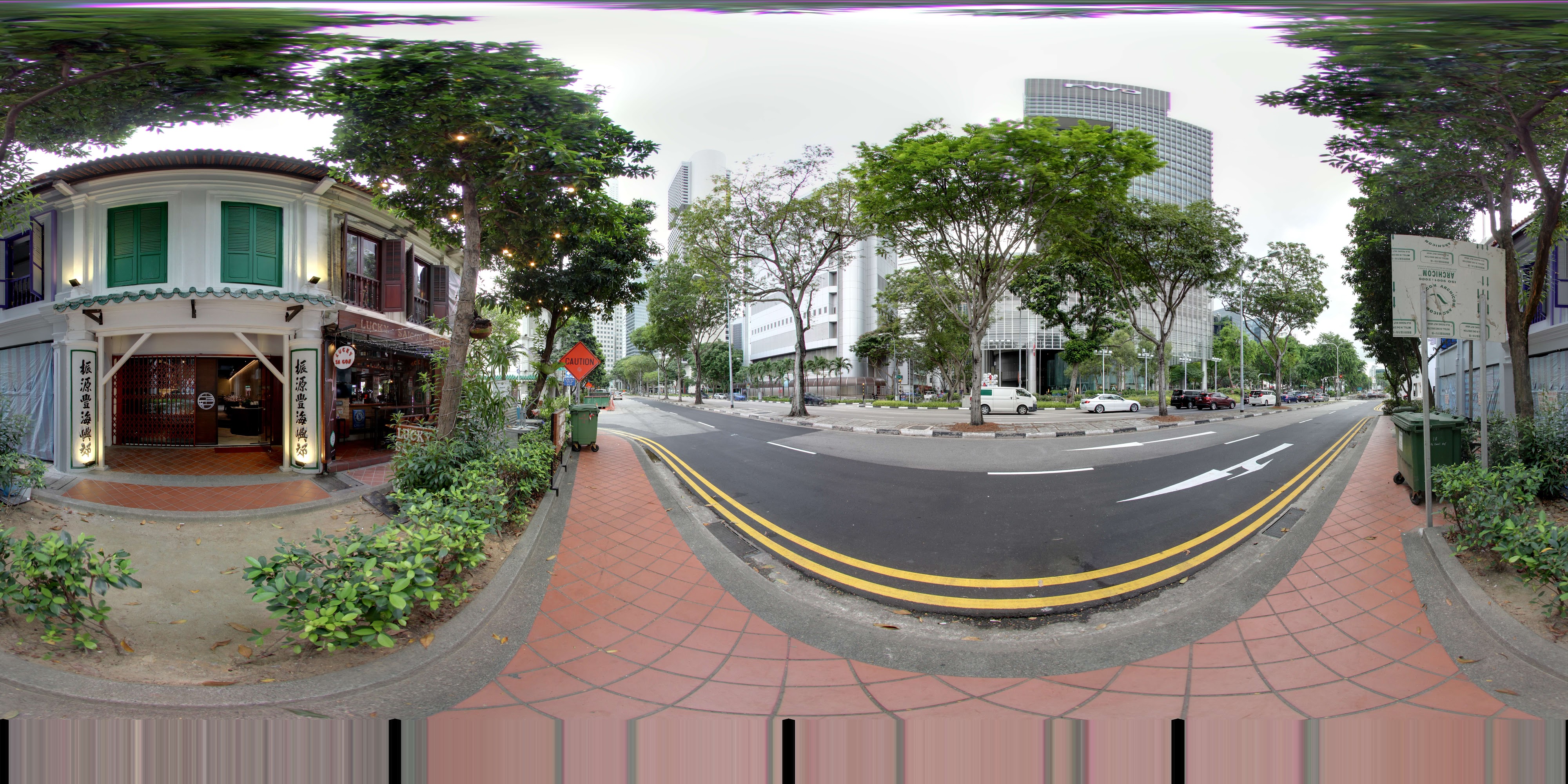 Charming Urban Restaurant Street