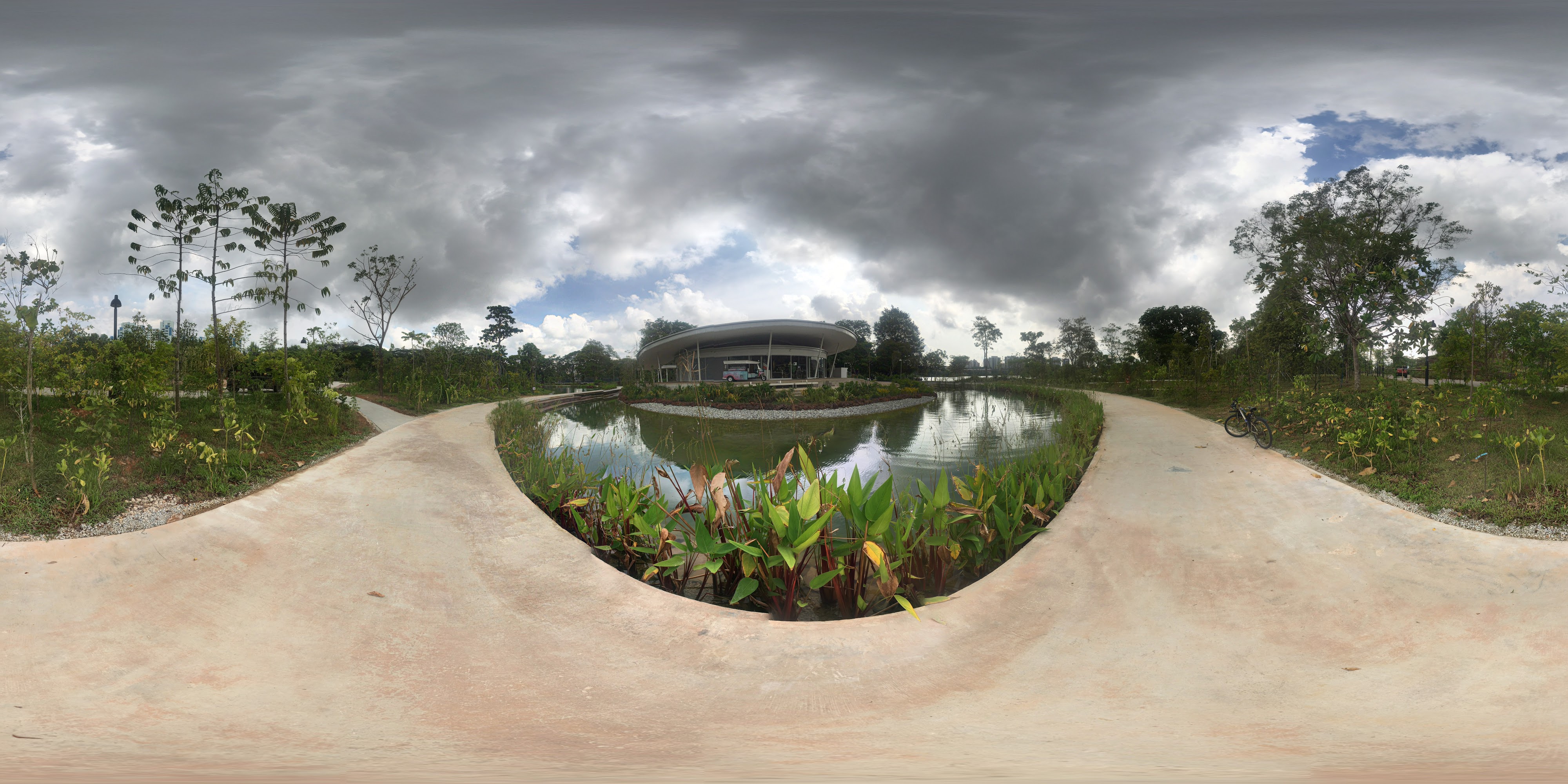 Pathway with Ponderous Pond