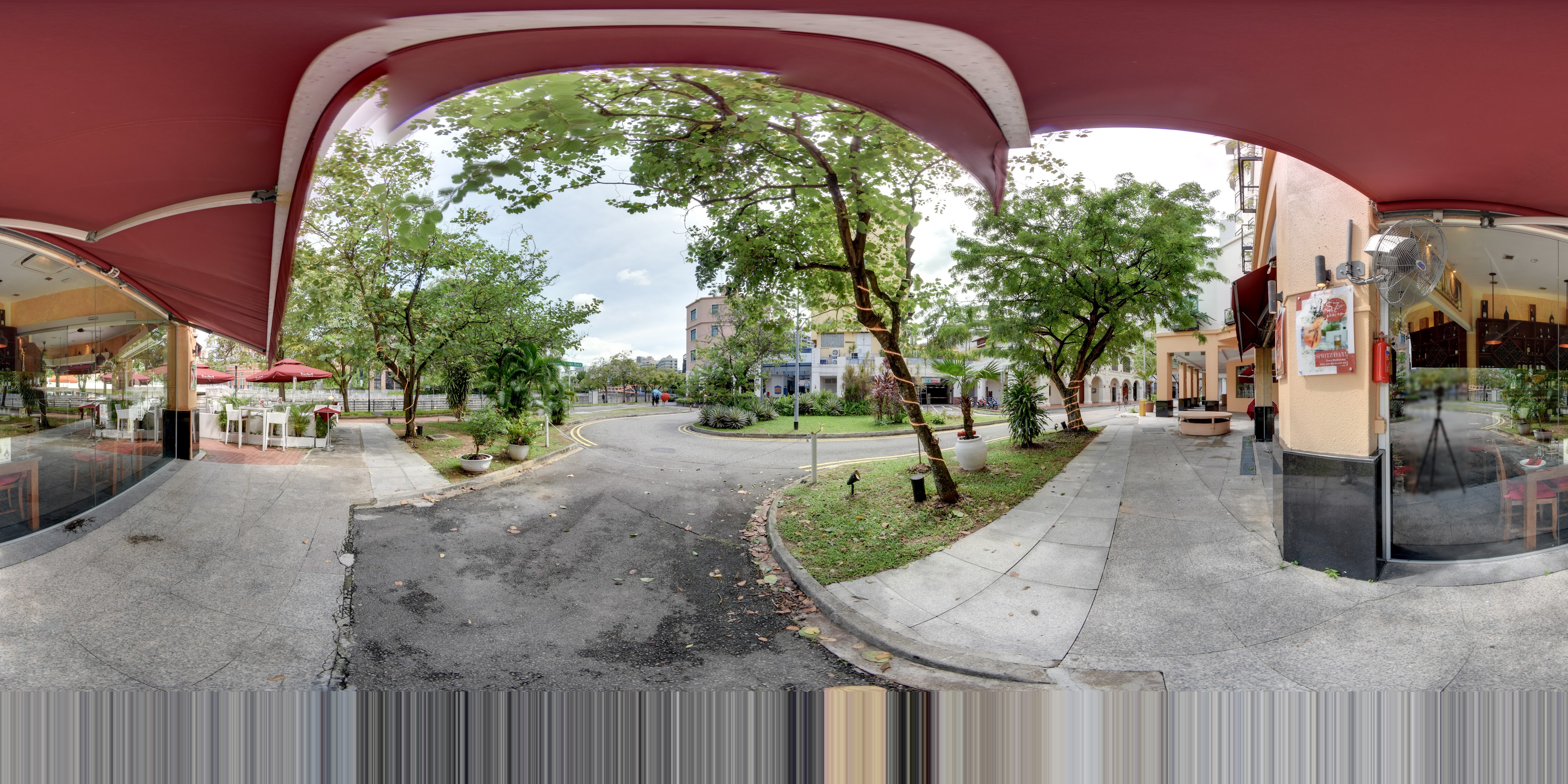 Charming Urban Streetscape Setting